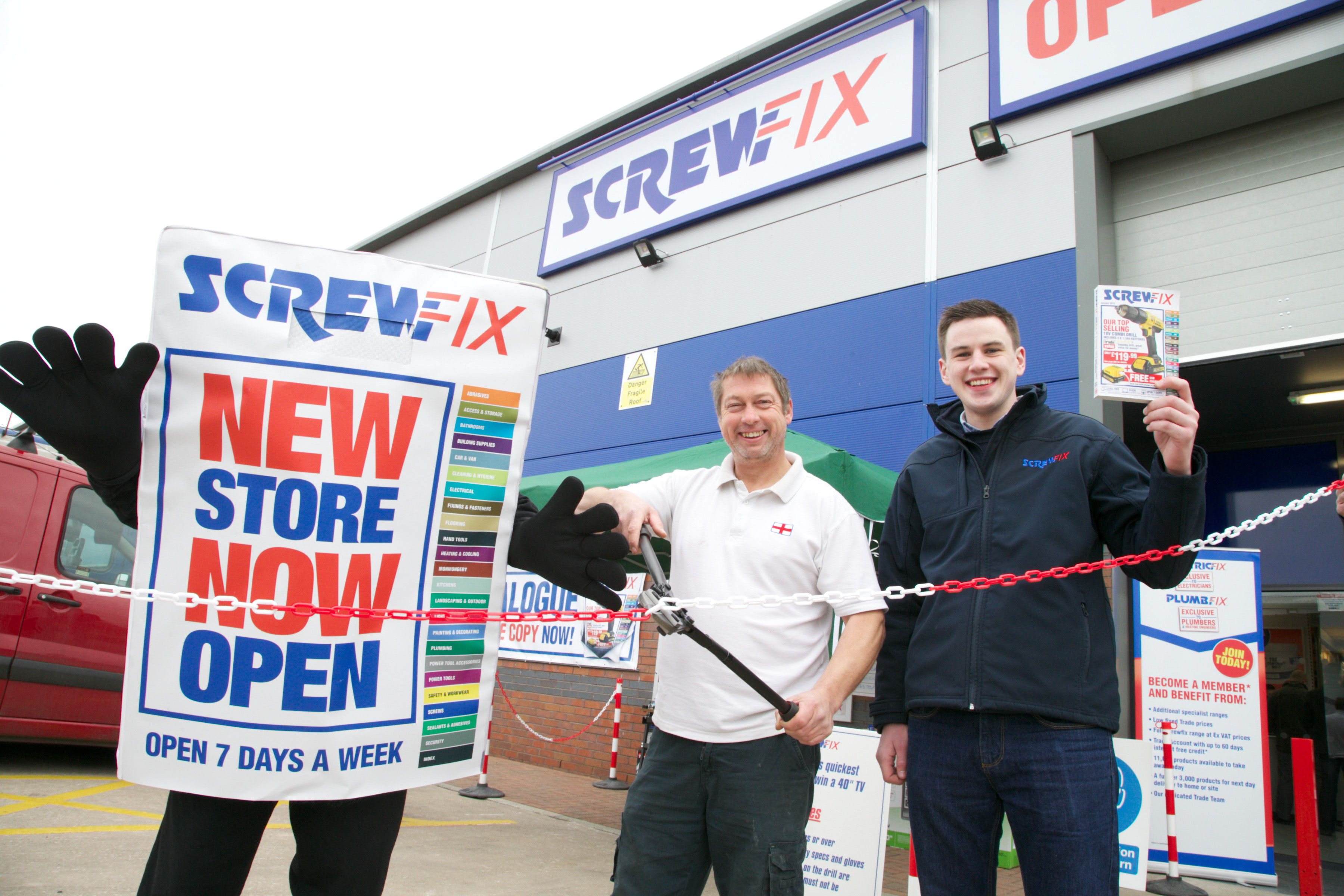 Leigh’s first Screwfix store is declared a runaway success