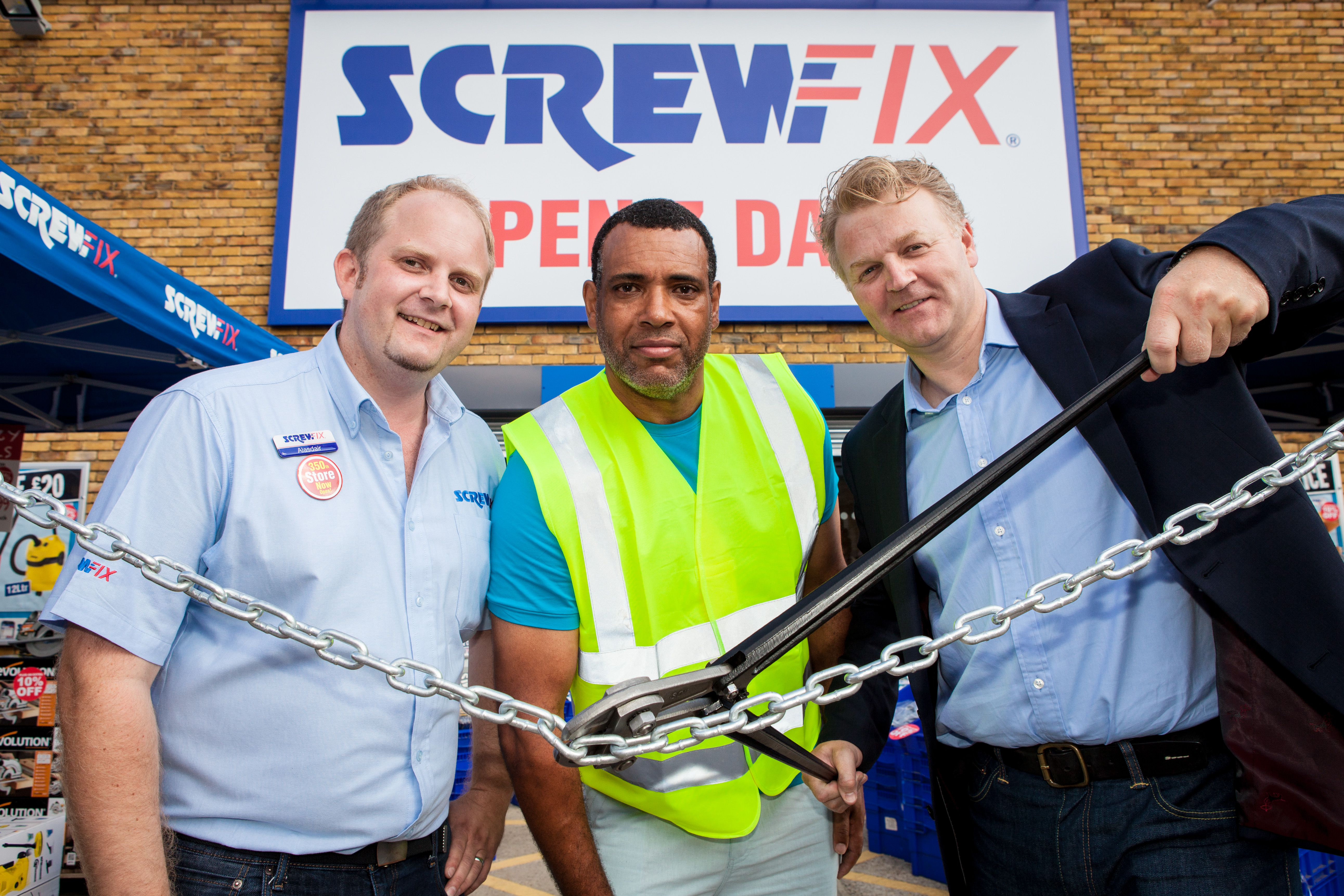 Screwfix celebrates with the launch of its 350th store