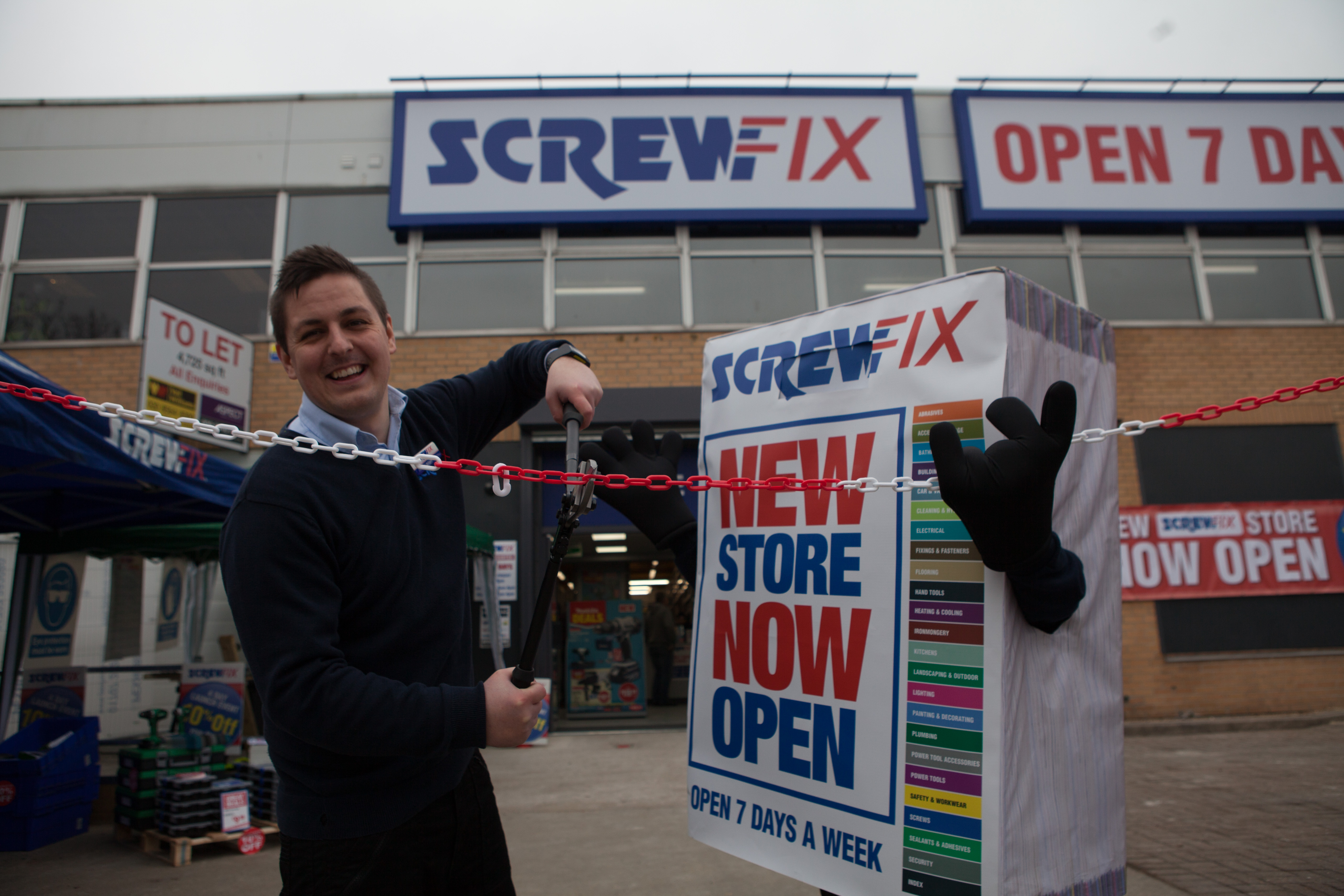 Sunbury on Thames’ first Screwfix store is declared a runaway success
