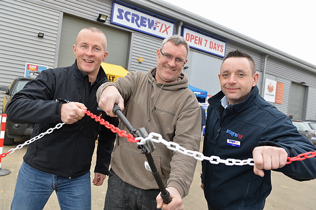 Corby’s first Screwfix store is declared a runaway success