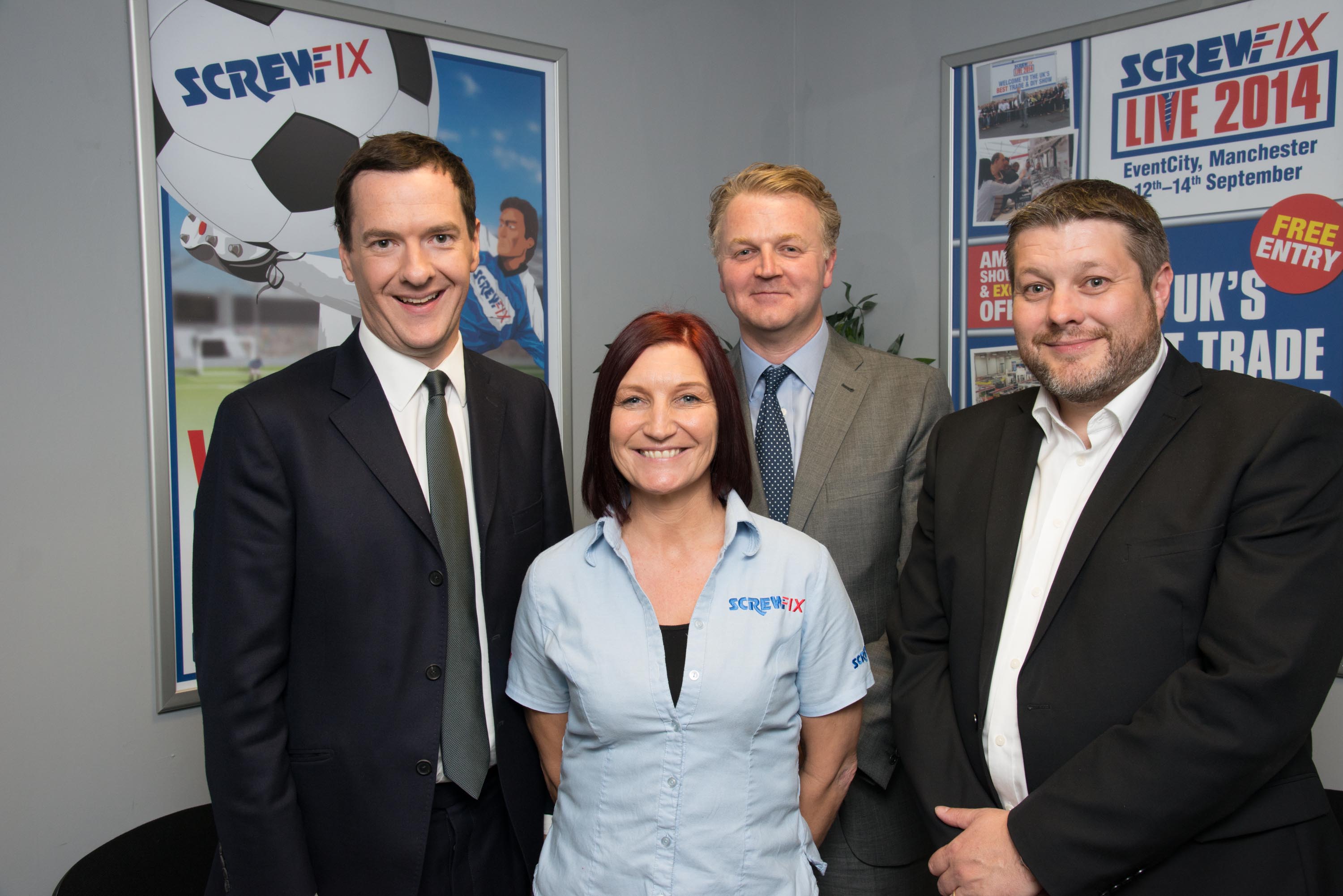 Chancellor of the Exchequer announces Screwfix expansion