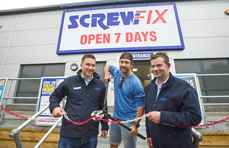 Lymington’s first Screwfix store is declared a runaway success