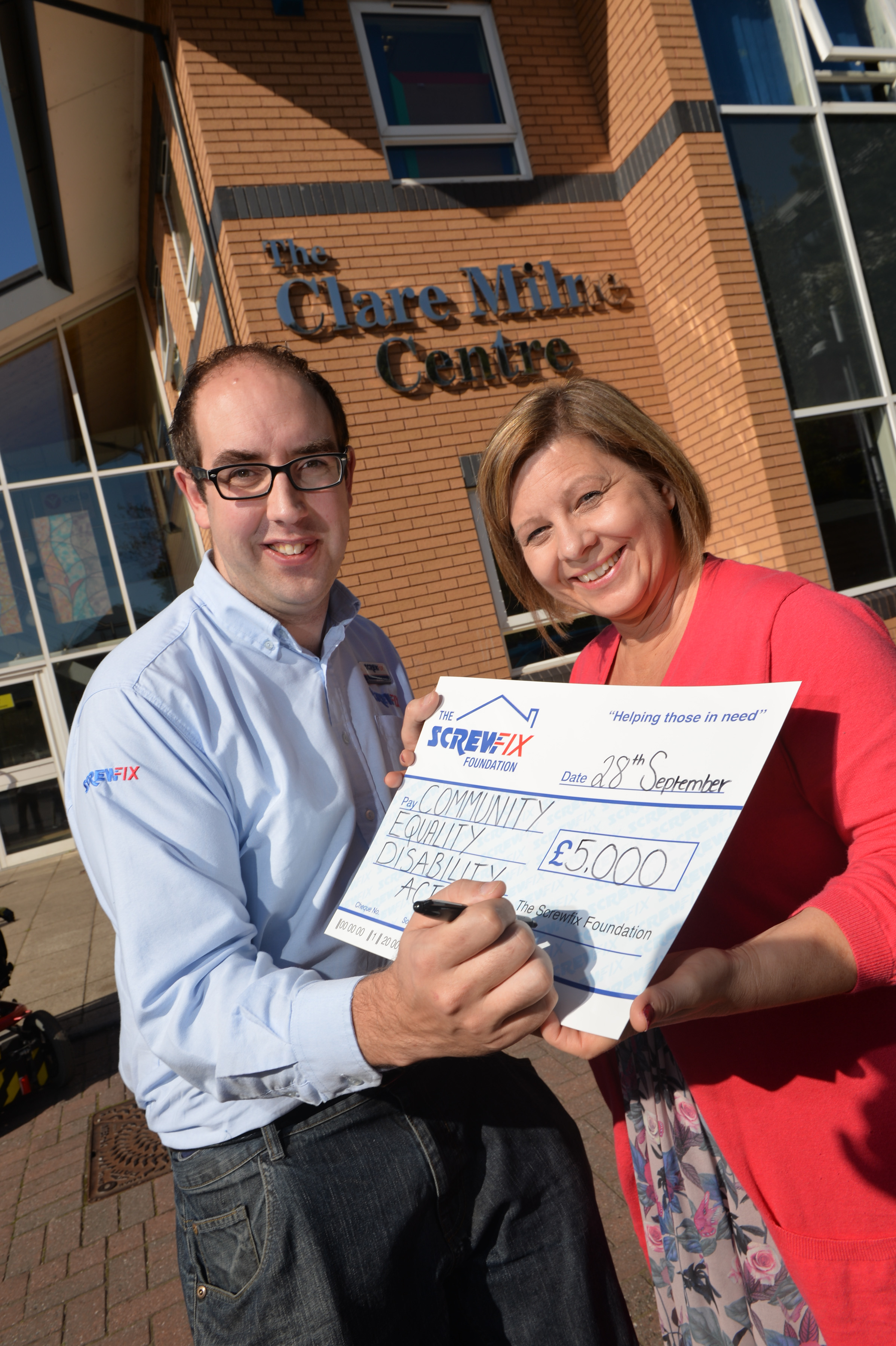 Exeter based charity gets a helping hand from The Screwfix Foundation