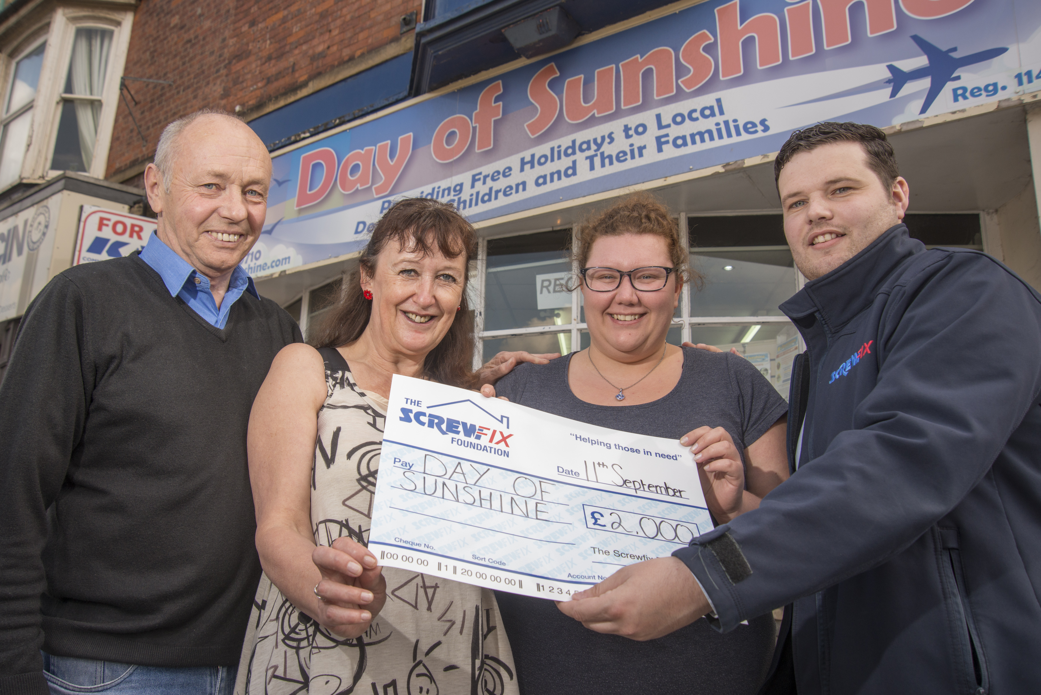 Lancashire based charity gets a helping hand from the Screwfix Foundation
