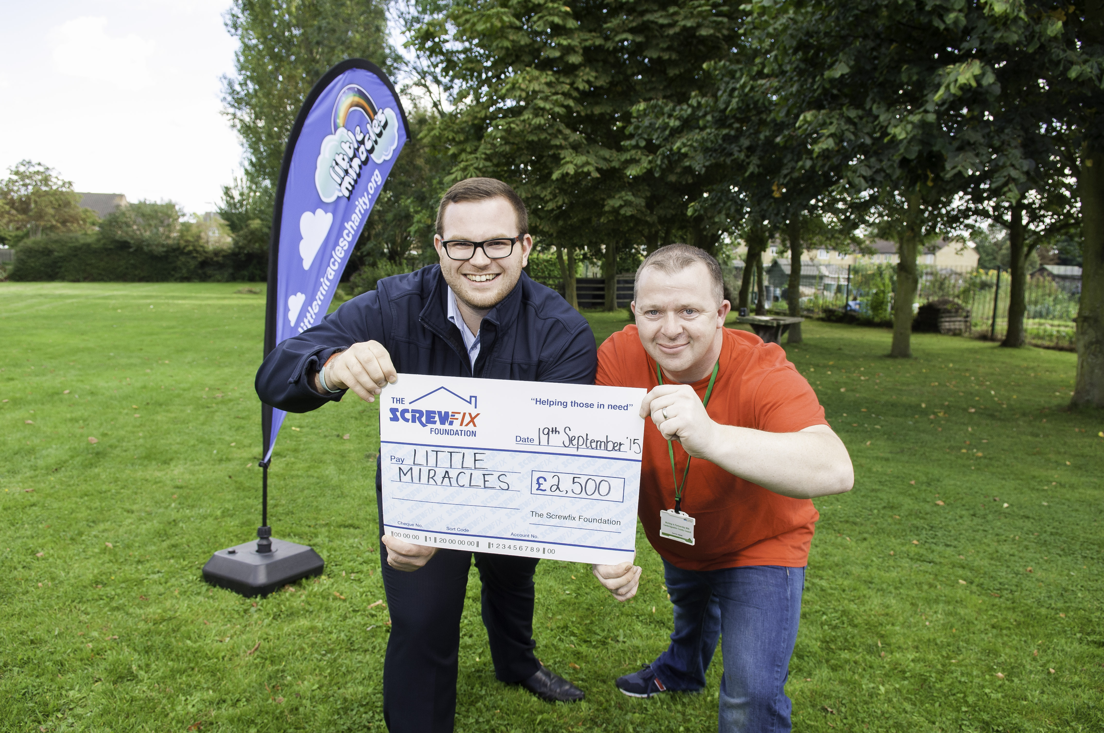 Ely based charity gets a helping hand from The Screwfix Foundation