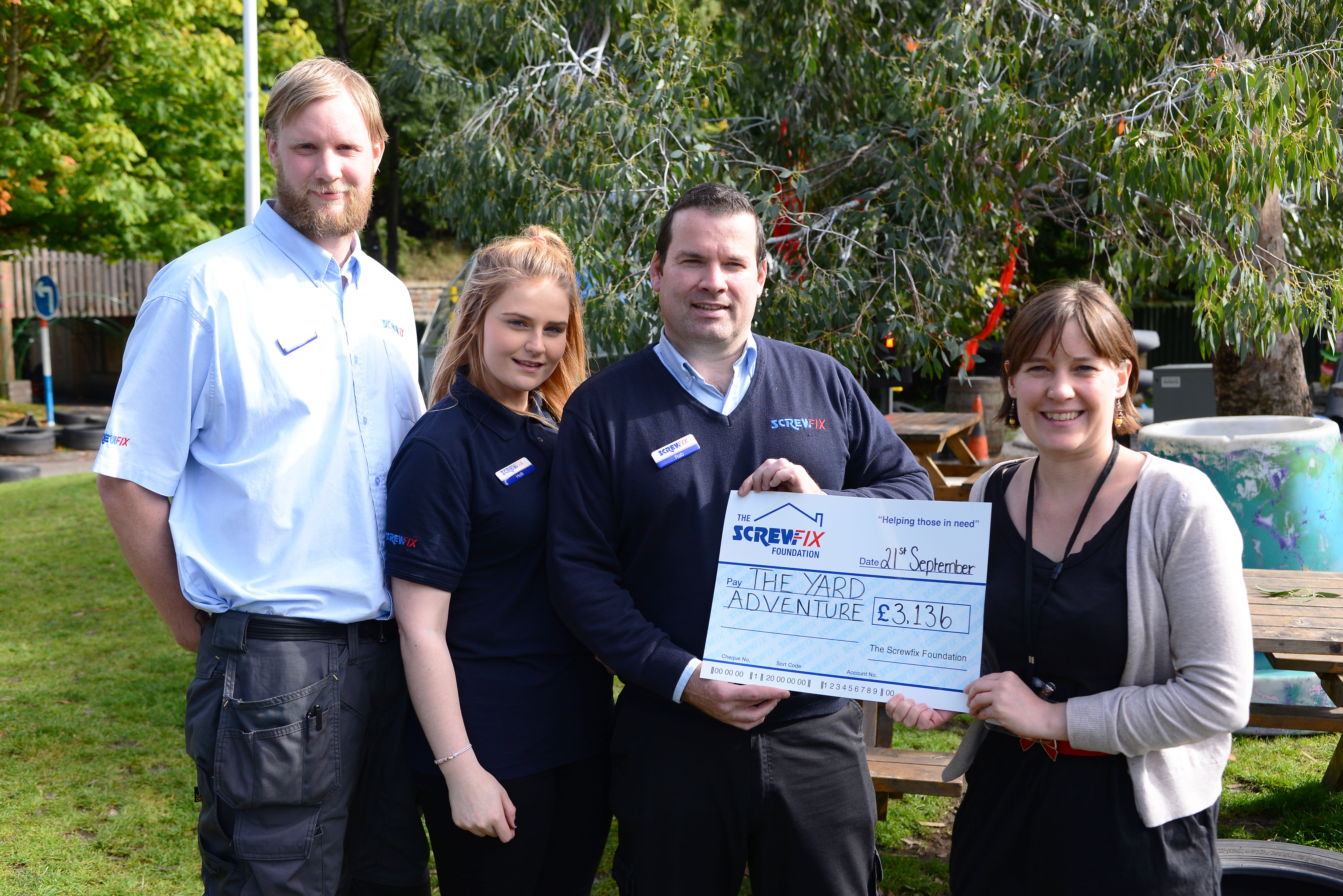 Edinburgh based charity gets a helping hand from The Screwfix Foundation