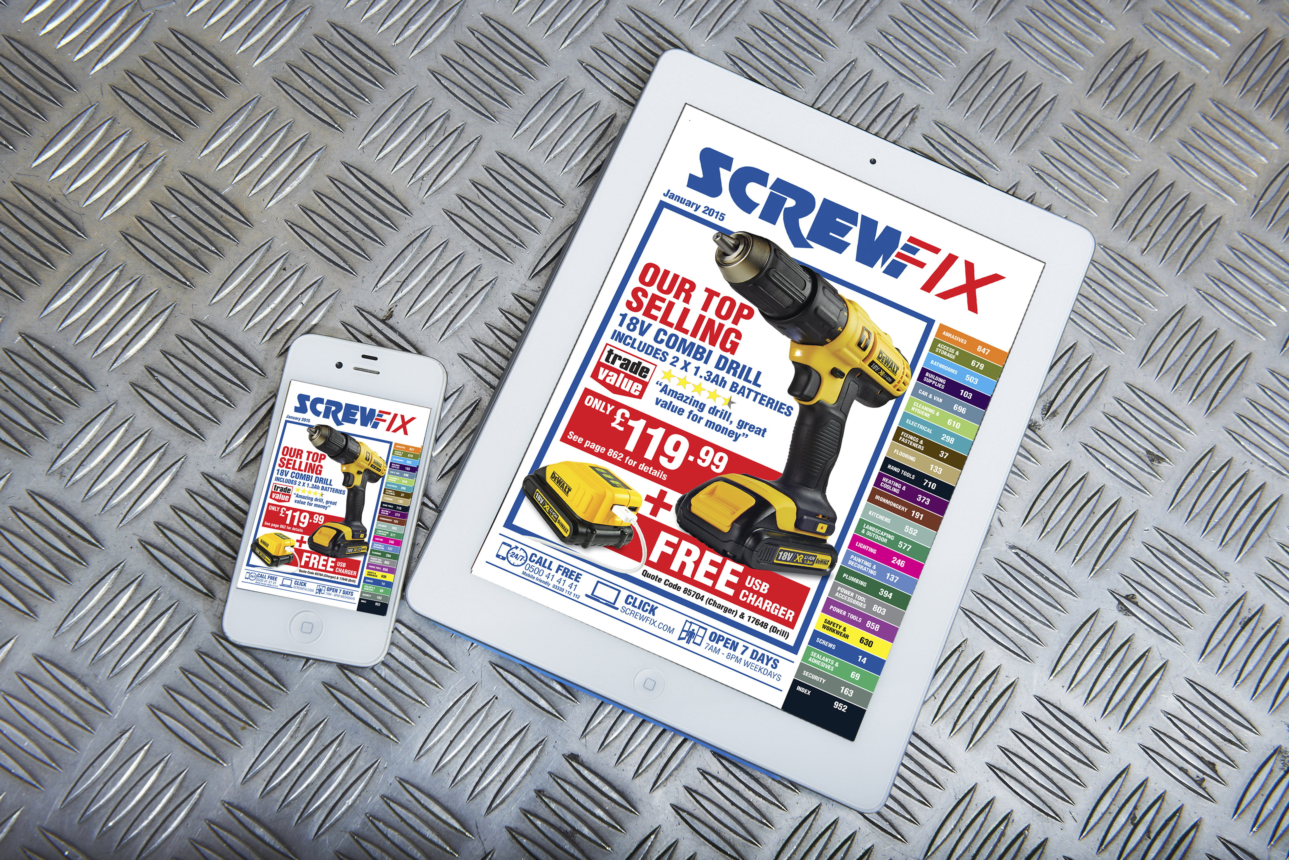 Exclusive new products from Screwfix