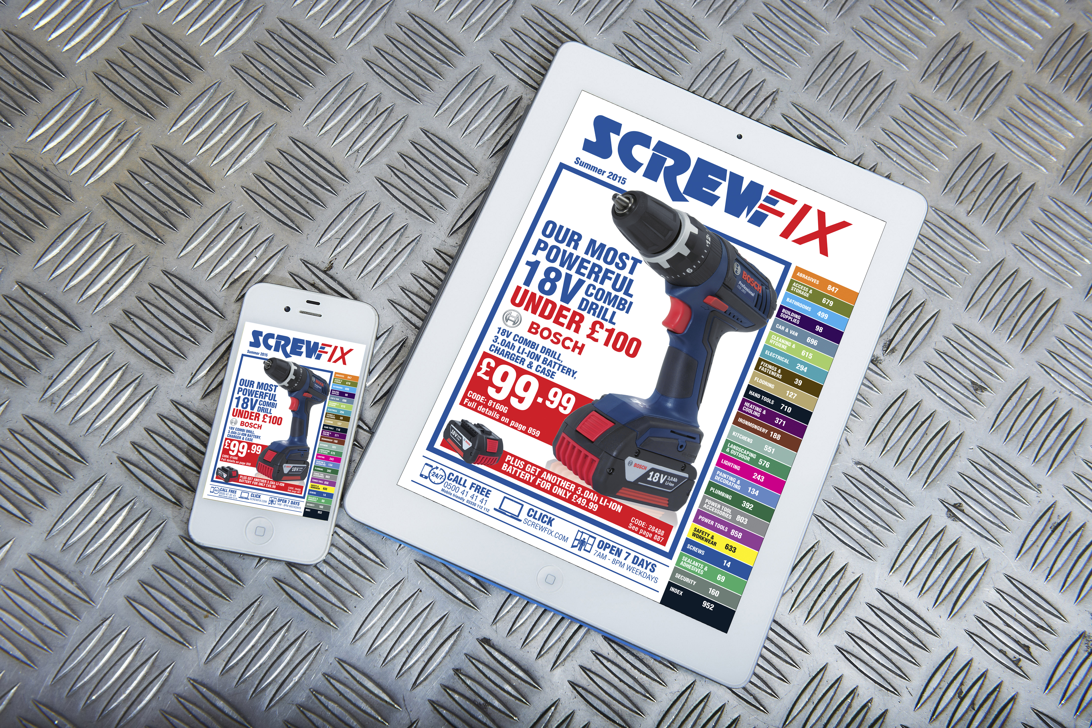 Powered up: Exclusive power tools from Screwfix