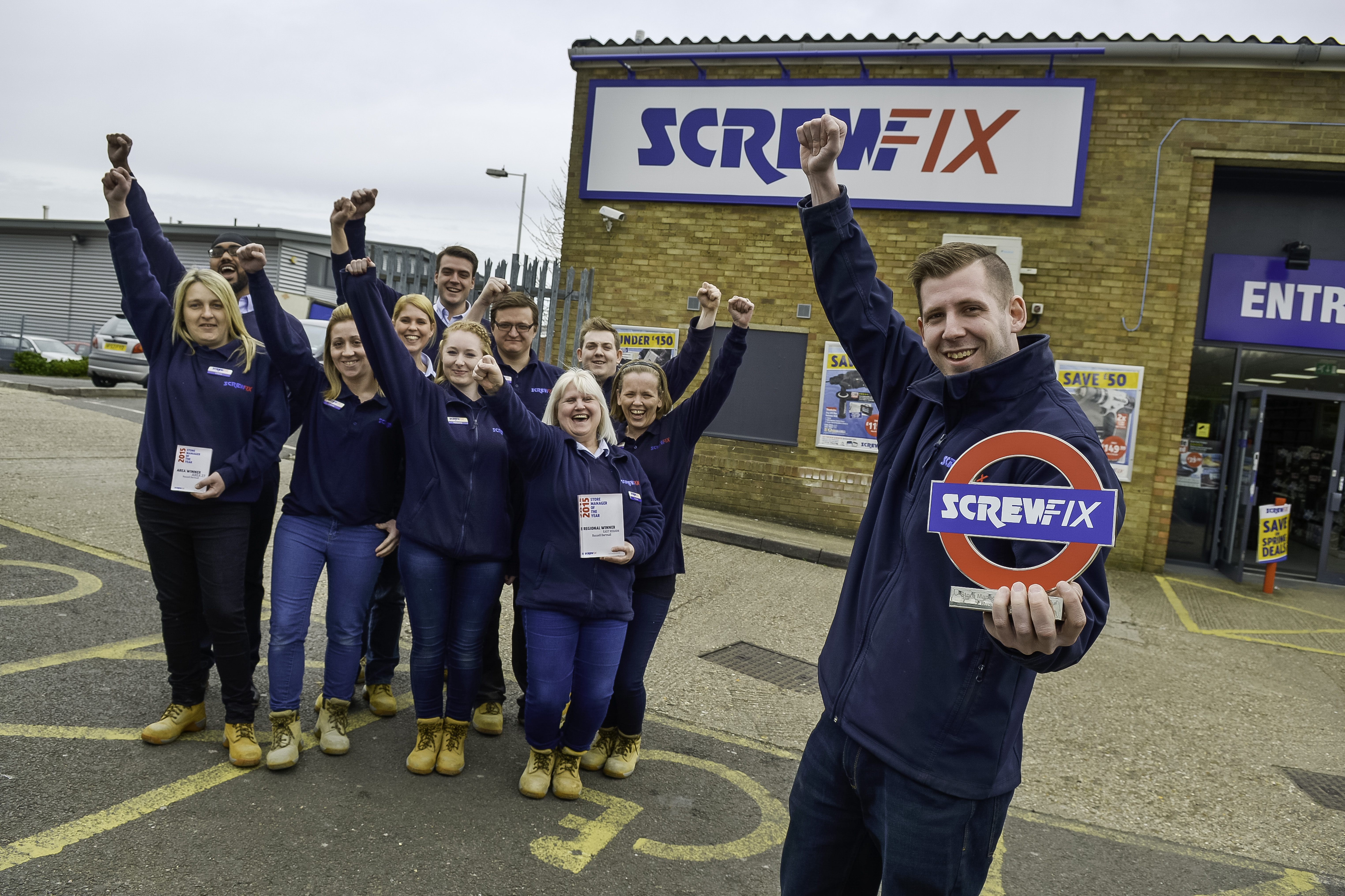 Screwfix Luton manager is best in the UK