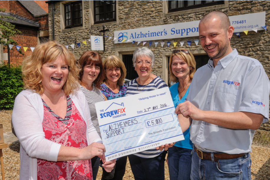 Trowbridge based charity gets a helping hand from the Screwfix Foundation
