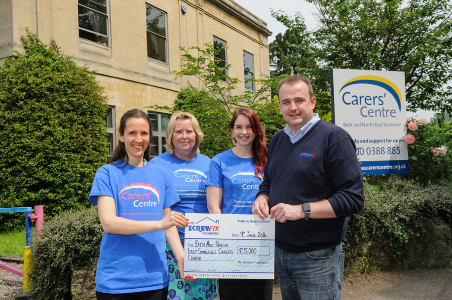 Bath based charity gets a helping hand from the Screwfix Foundation