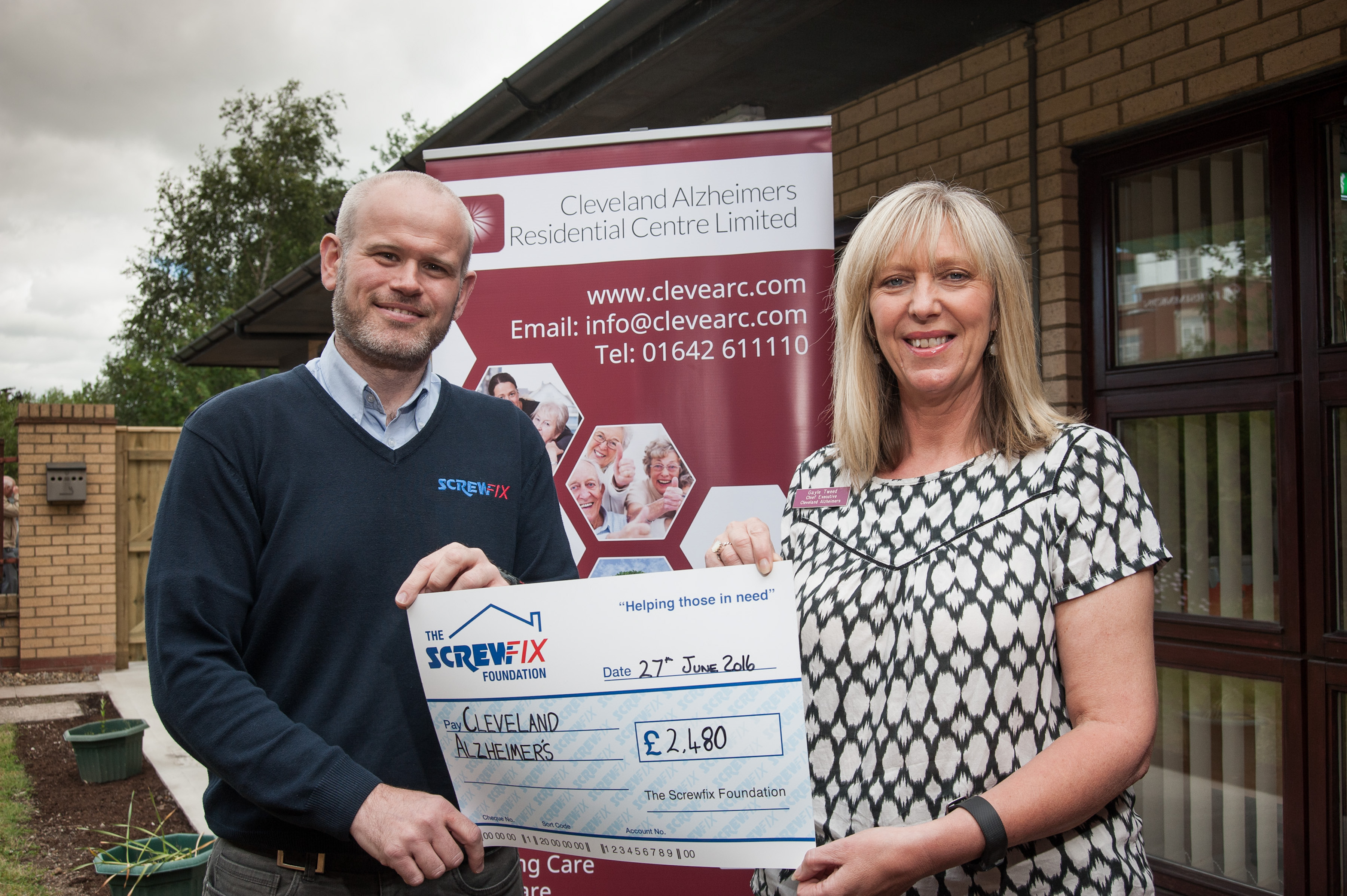 Stockton-on-Tees based charity gets a helping hand from the Screwfix Foundation