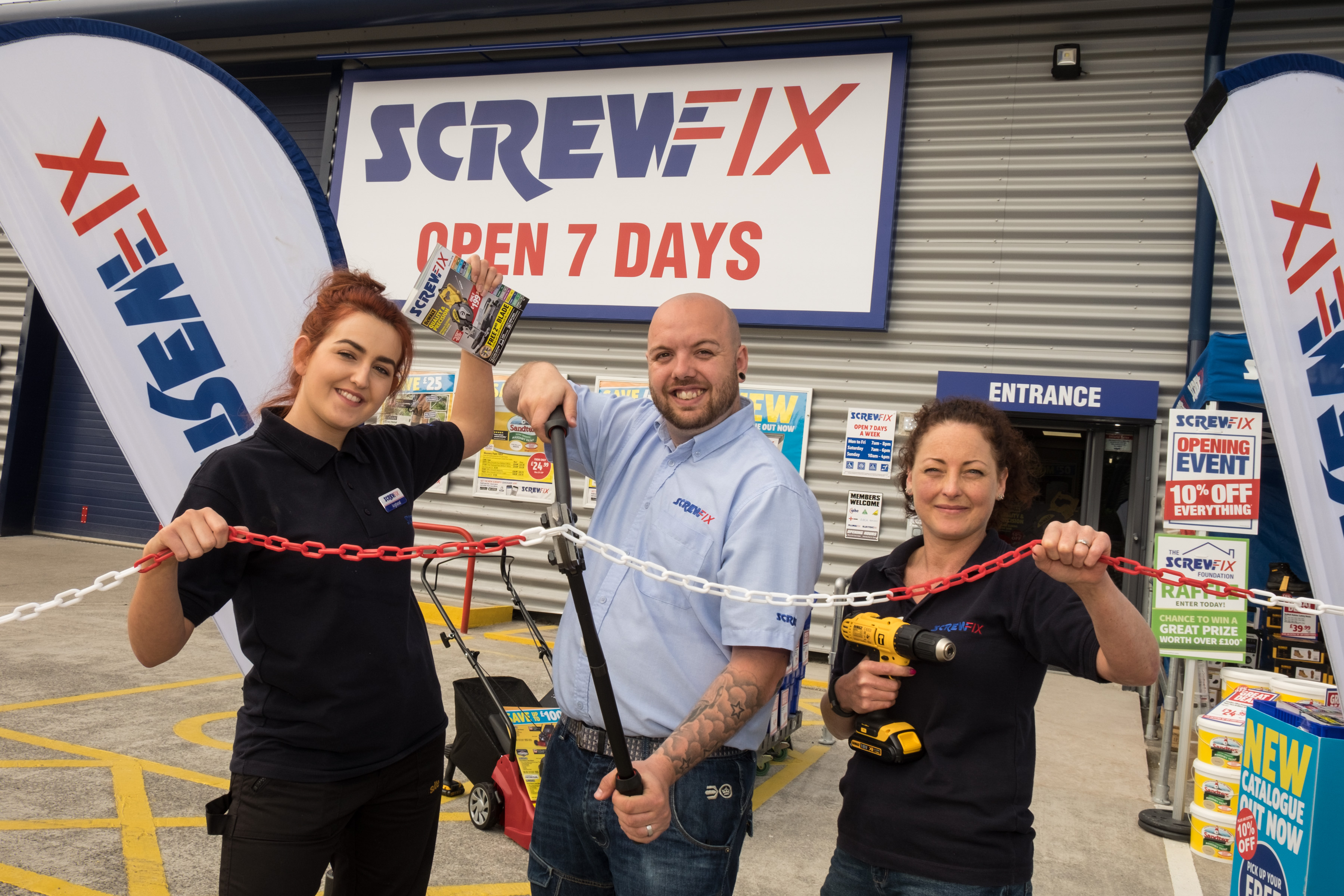 Ebbw Vale’s first Screwfix store is declared a runaway success