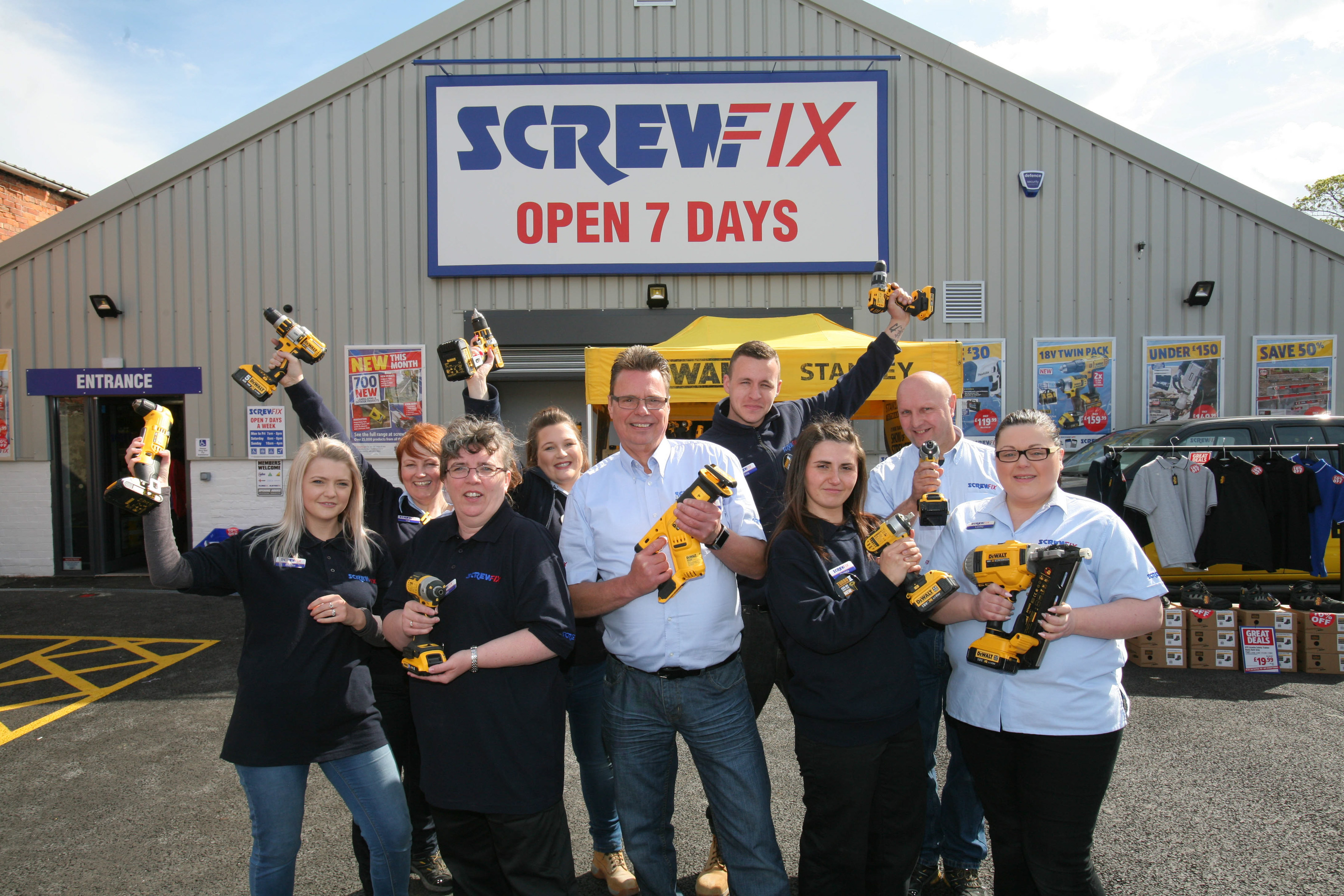 Chester Le Street’s first Screwfix store is declared a runaway success