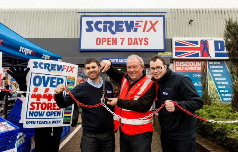 Milton Keynes’ second Screwfix store is declared a runaway success