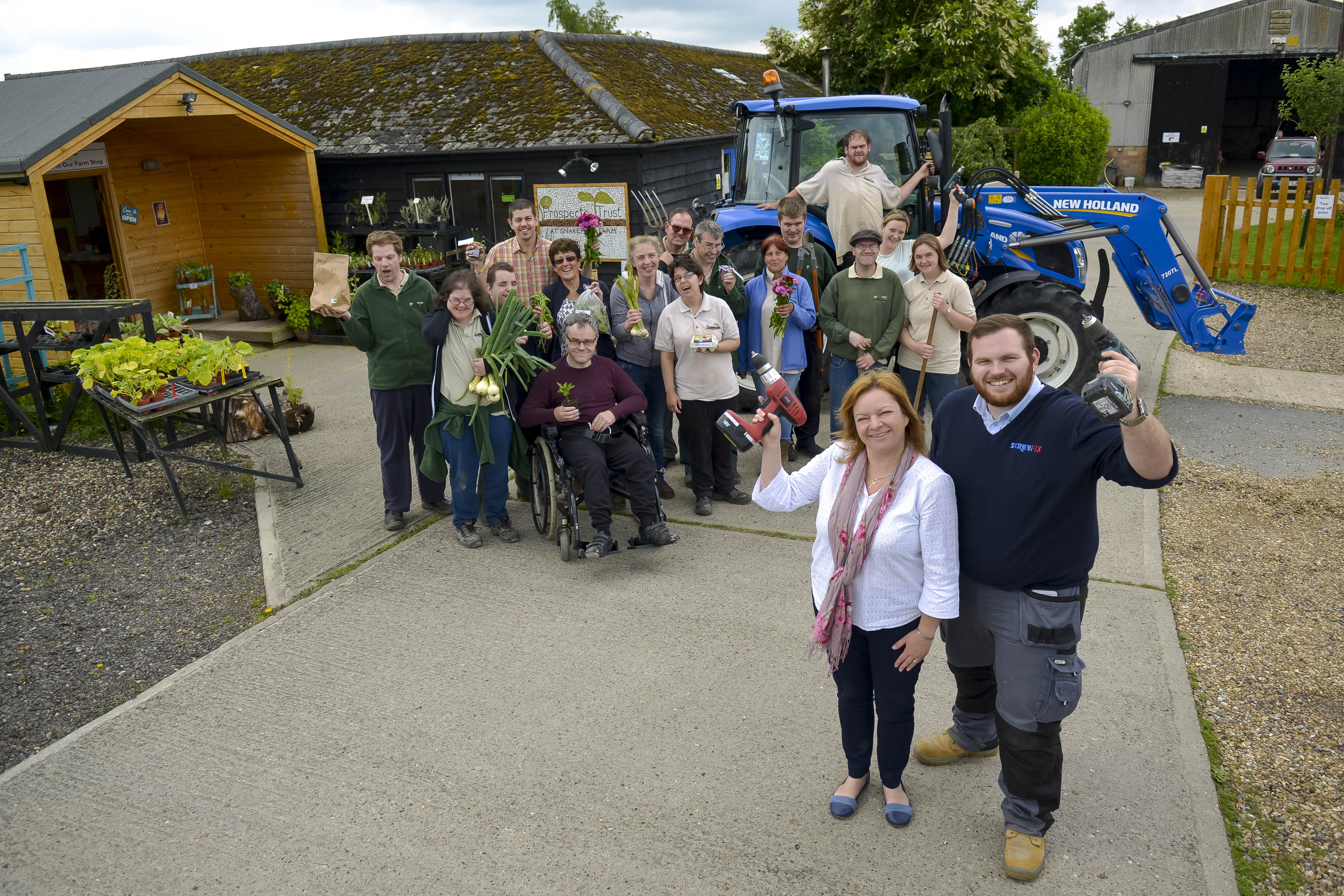 Cambridge based charity gets a helping hand from the Screwfix Foundation