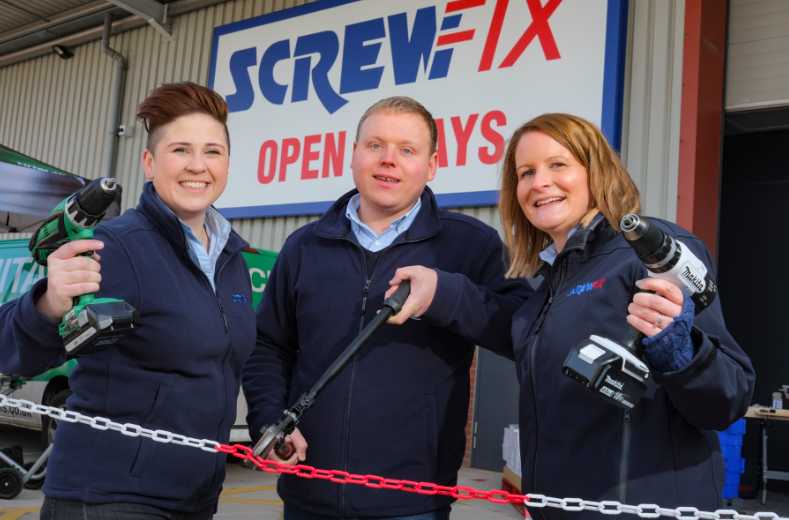 Tunstall’s first Screwfix store is declared a runaway success