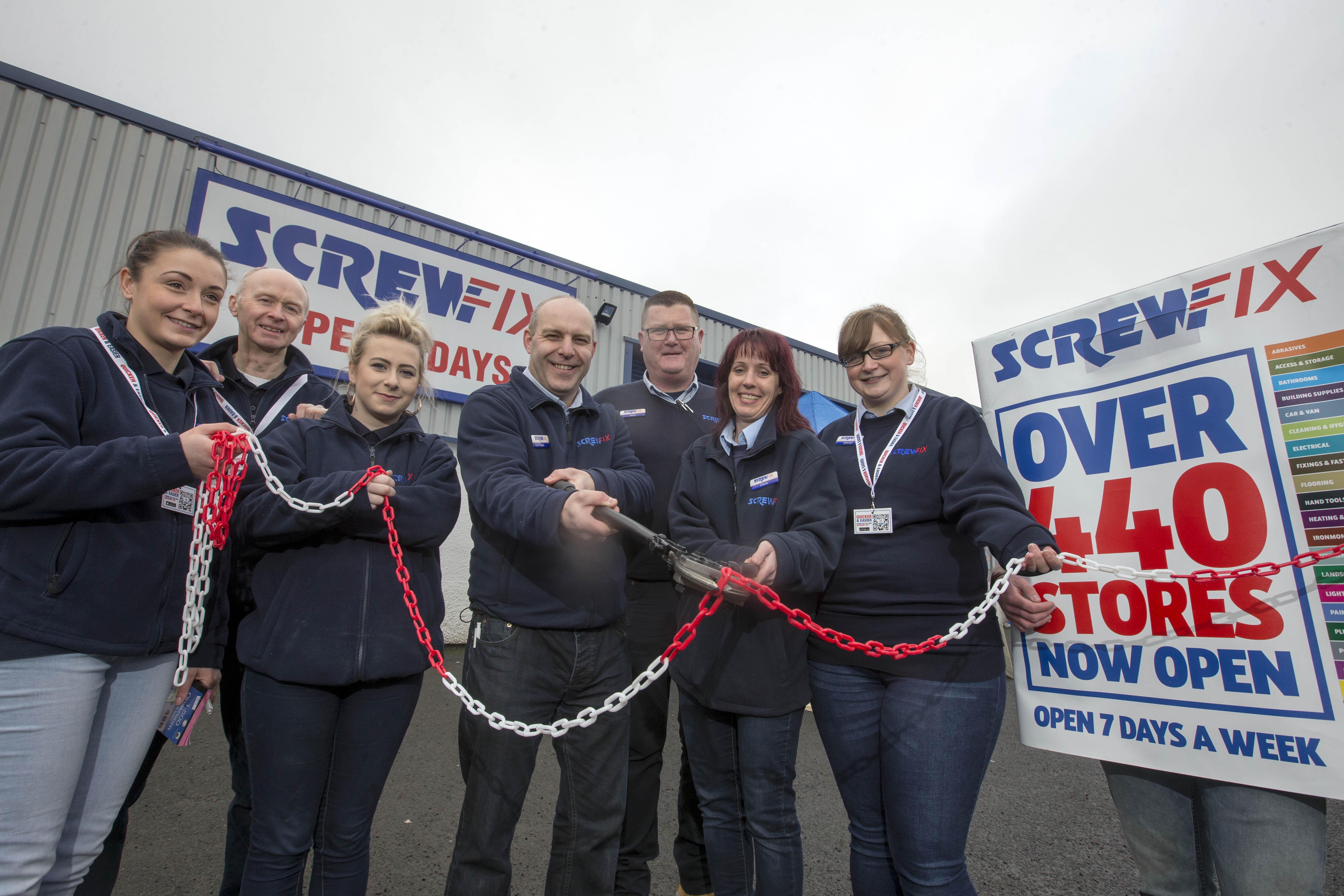 Cumbernauld’s first Screwfix store is declared a runaway success