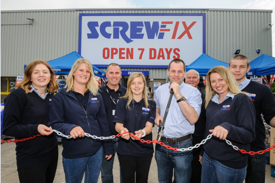 Newton Abbot’s first Screwfix store is declared a runaway success