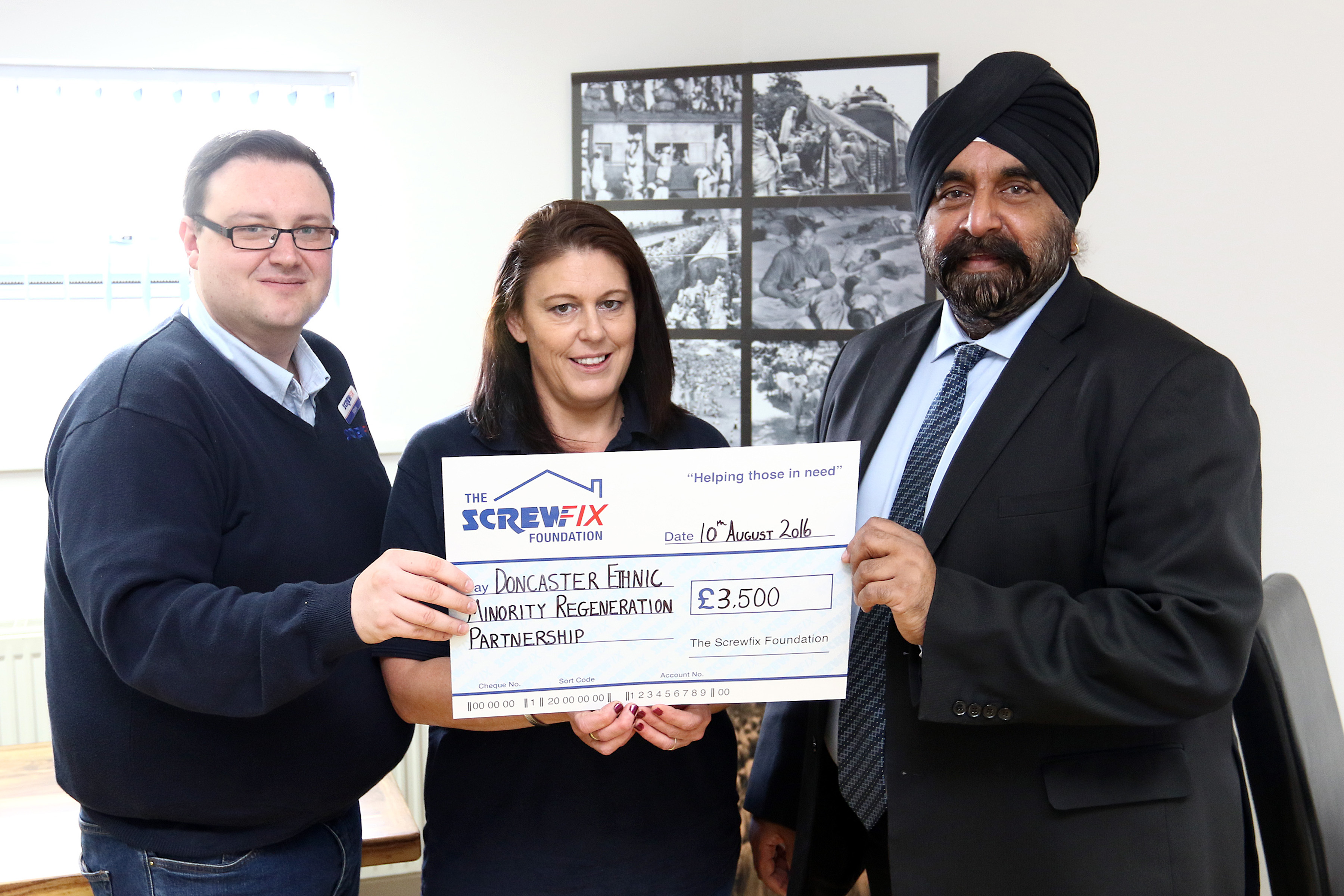 Doncaster based charity gets a helping hand from the Screwfix Foundation