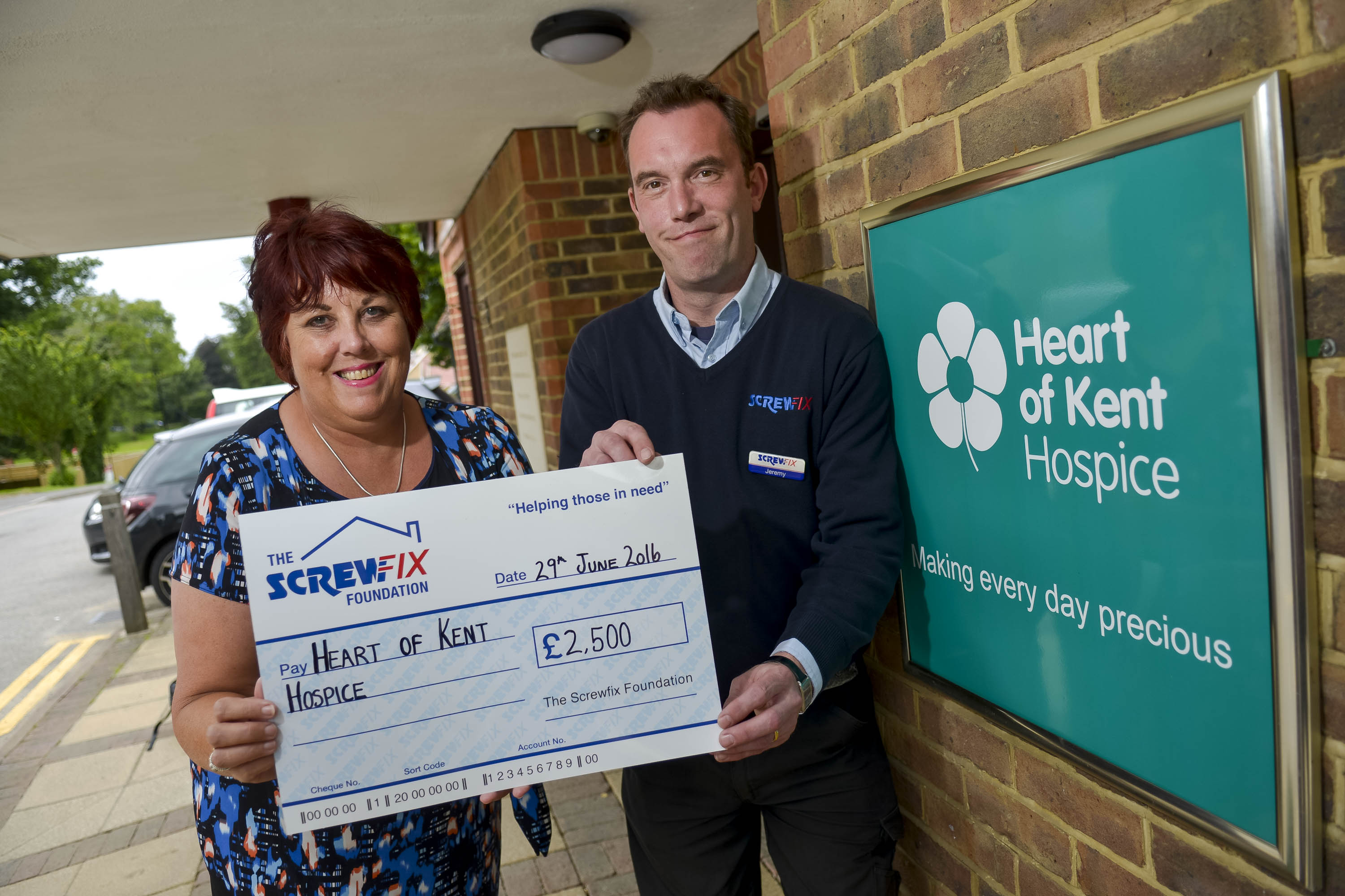 Aylesford based charity gets a helping hand from the Screwfix Foundation