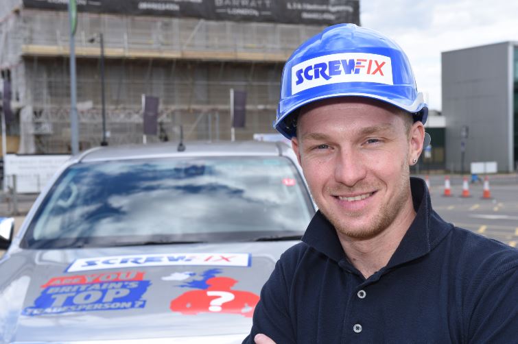 Bricklayer from Tillicoultry is crowned the best in the UK! Richie Maxwell is Screwfix’s Britain’s Top Tradesperson 2016