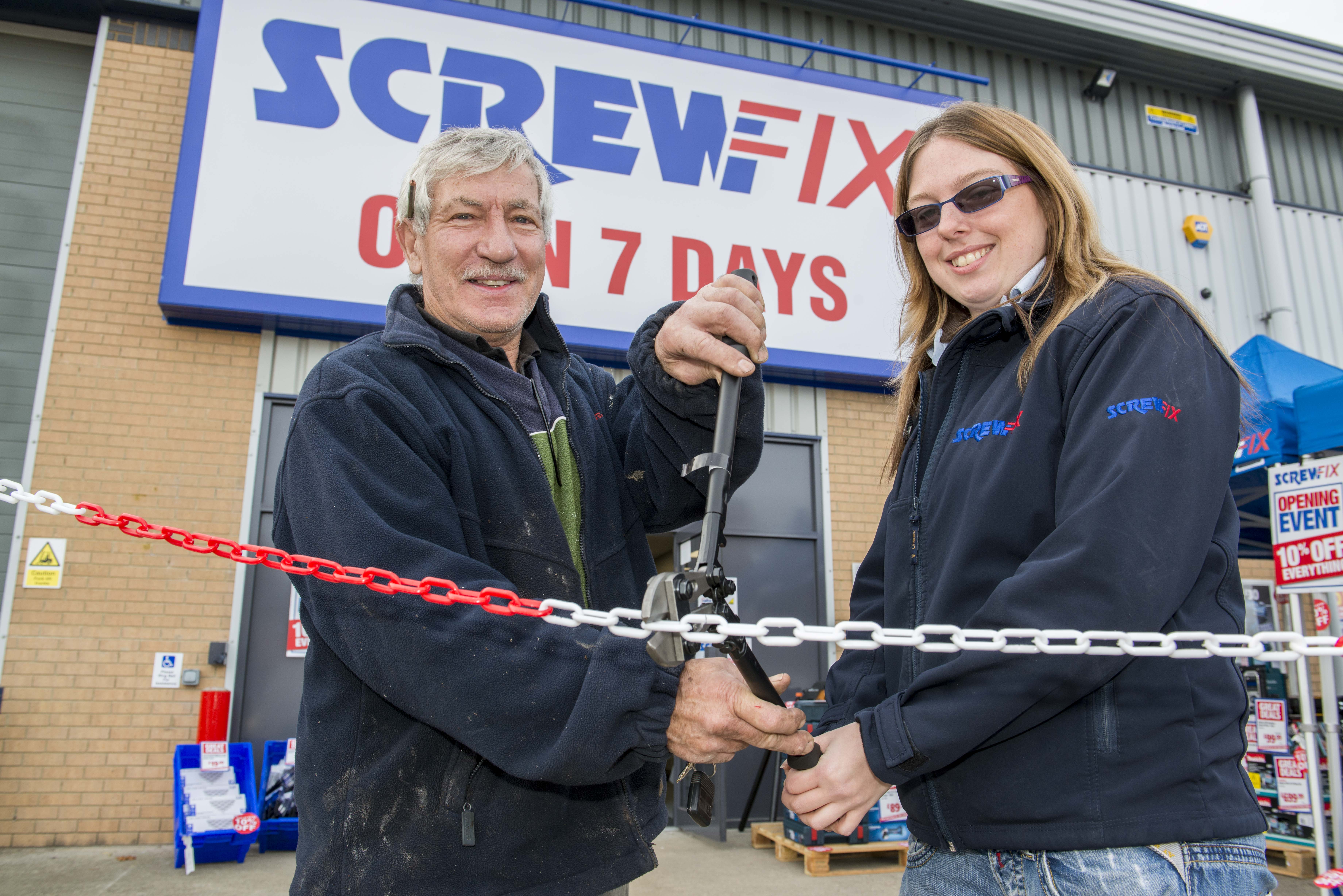 Screwfix opens its doors in Rushden