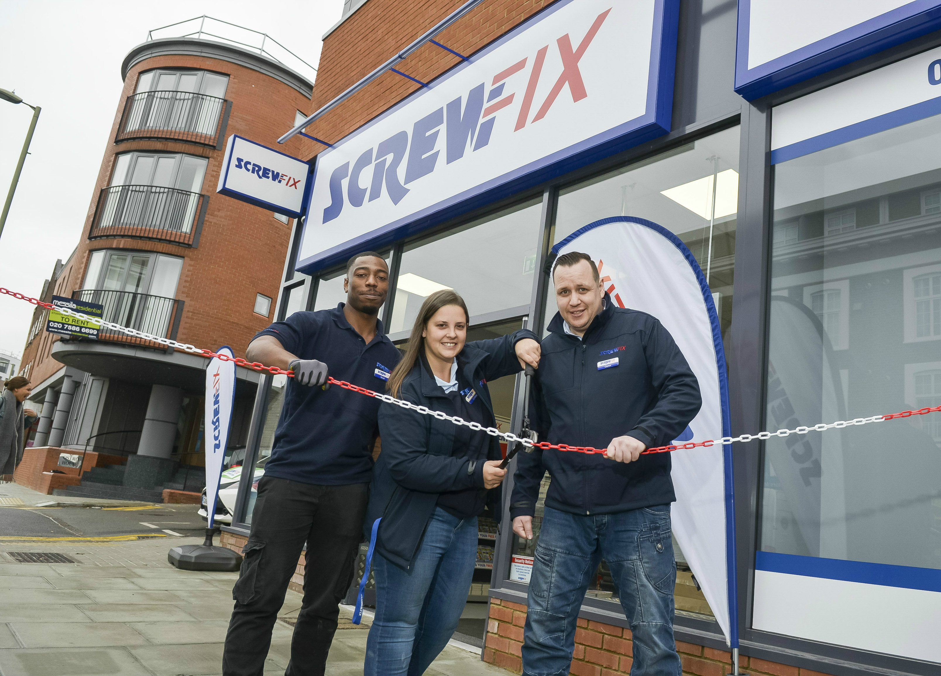 Screwfix welcomes hundreds of customers as two new stores in North London open