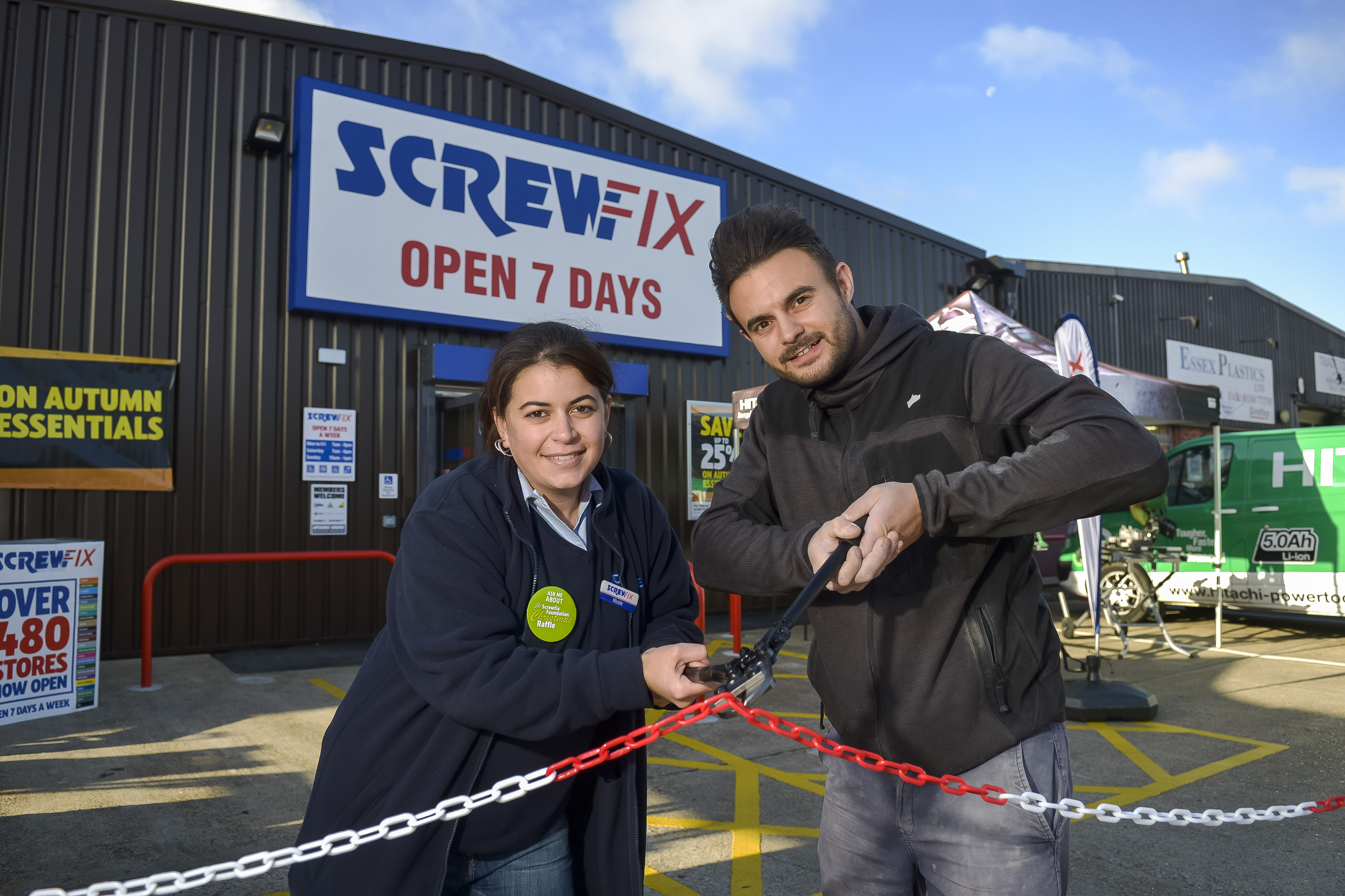 Rayleigh’s first Screwfix store is declared a runaway success