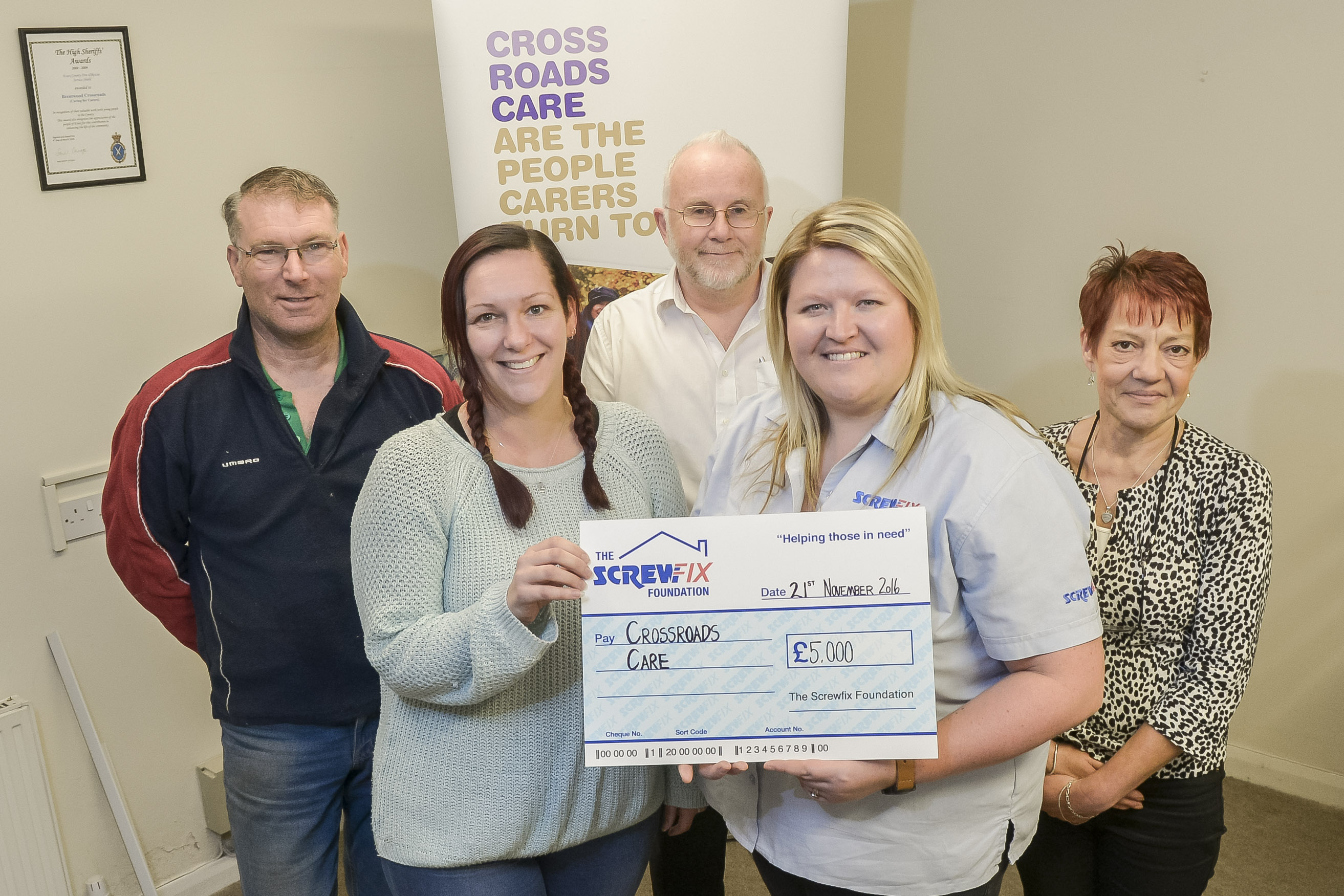Essex based charity gets a helping hand from the Screwfix Foundation