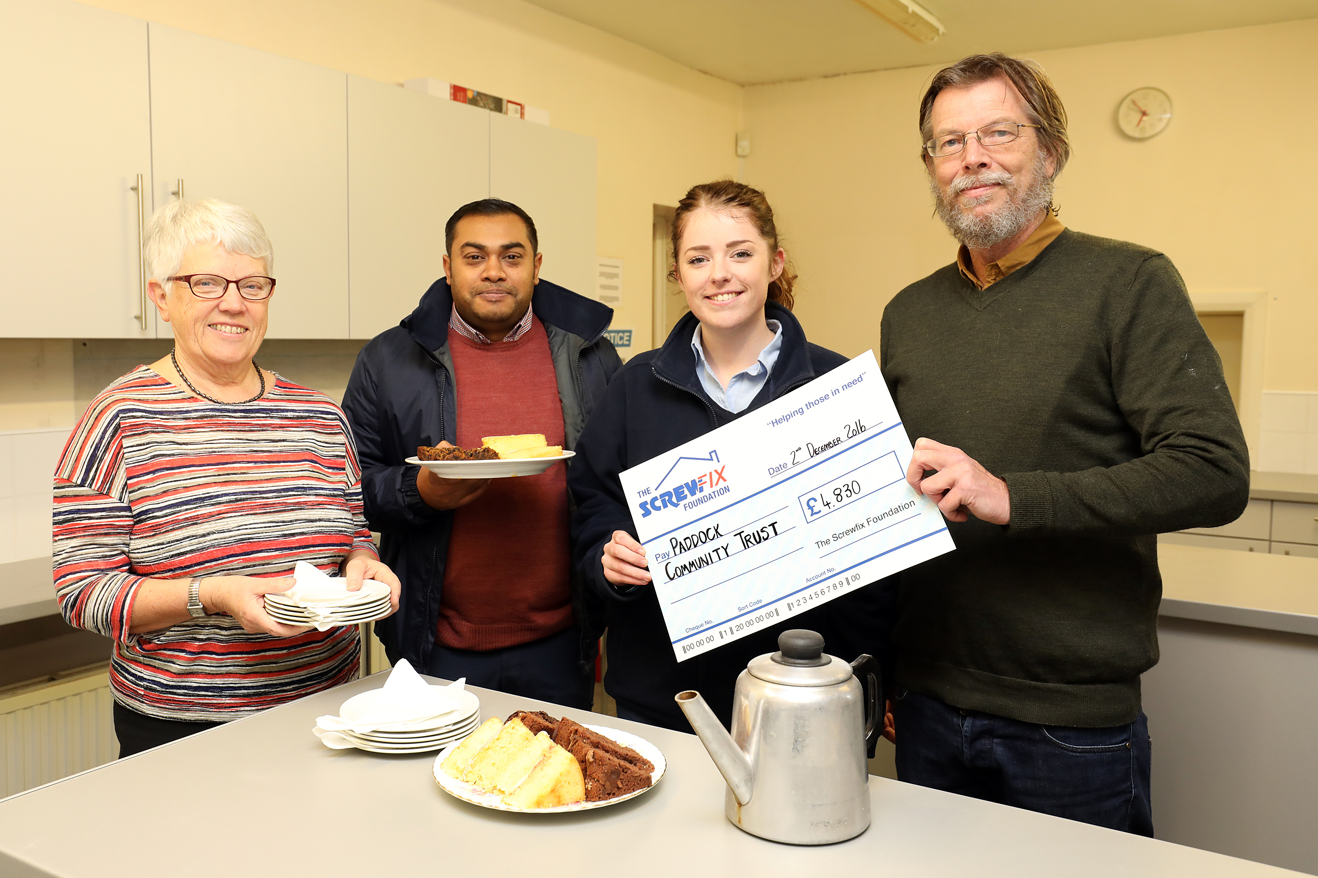 Paddock Community Trust gets a helping hand from The Screwfix Foundation