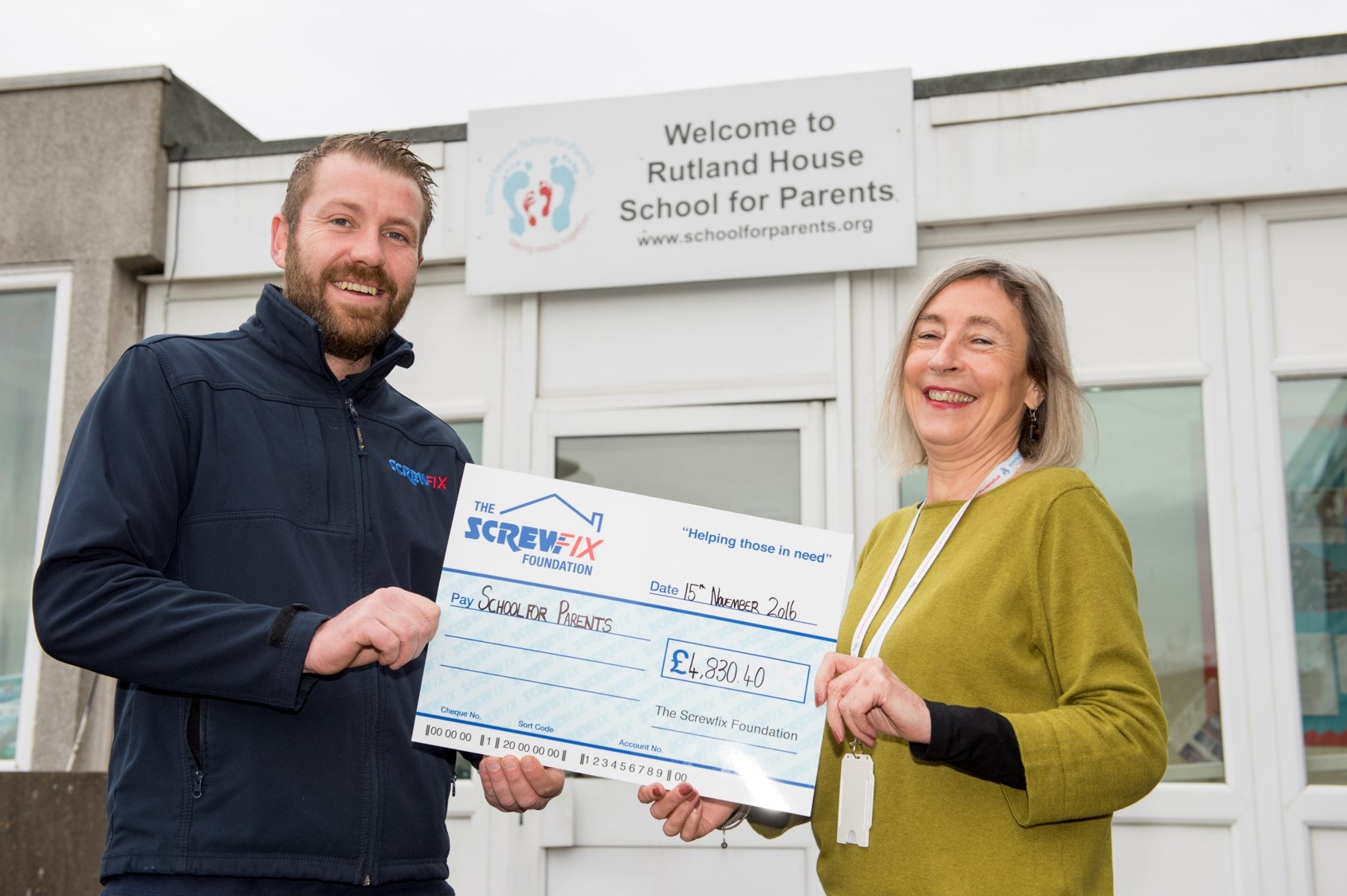 The Screwfix Foundation supports School for Parents in Nottingham