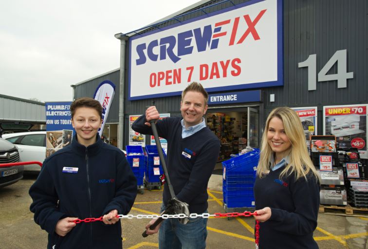 Screwfix welcomes customers as new store in Bournemouth opens