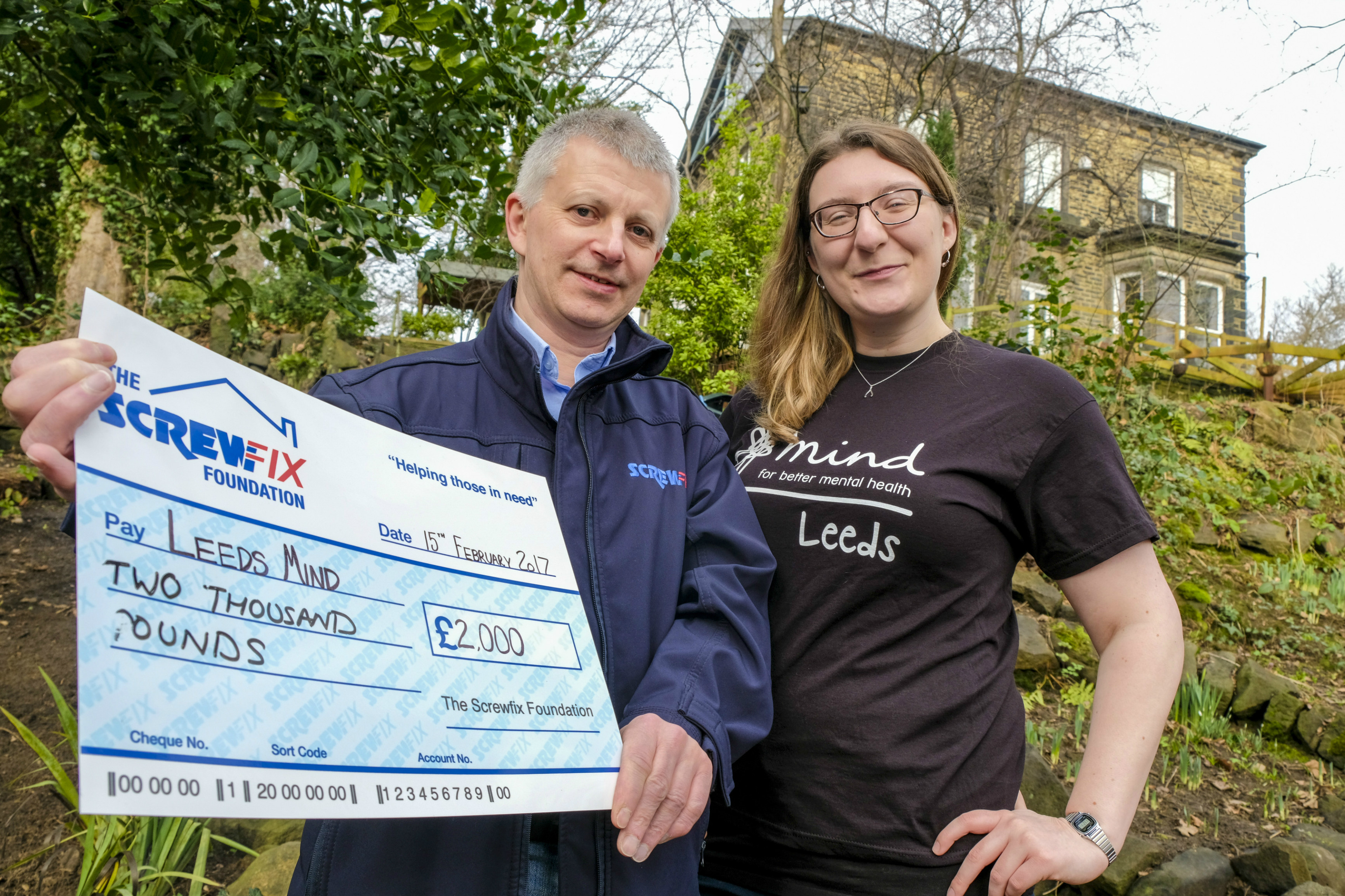 Leeds based charity gets a helping hand from the Screwfix Foundation