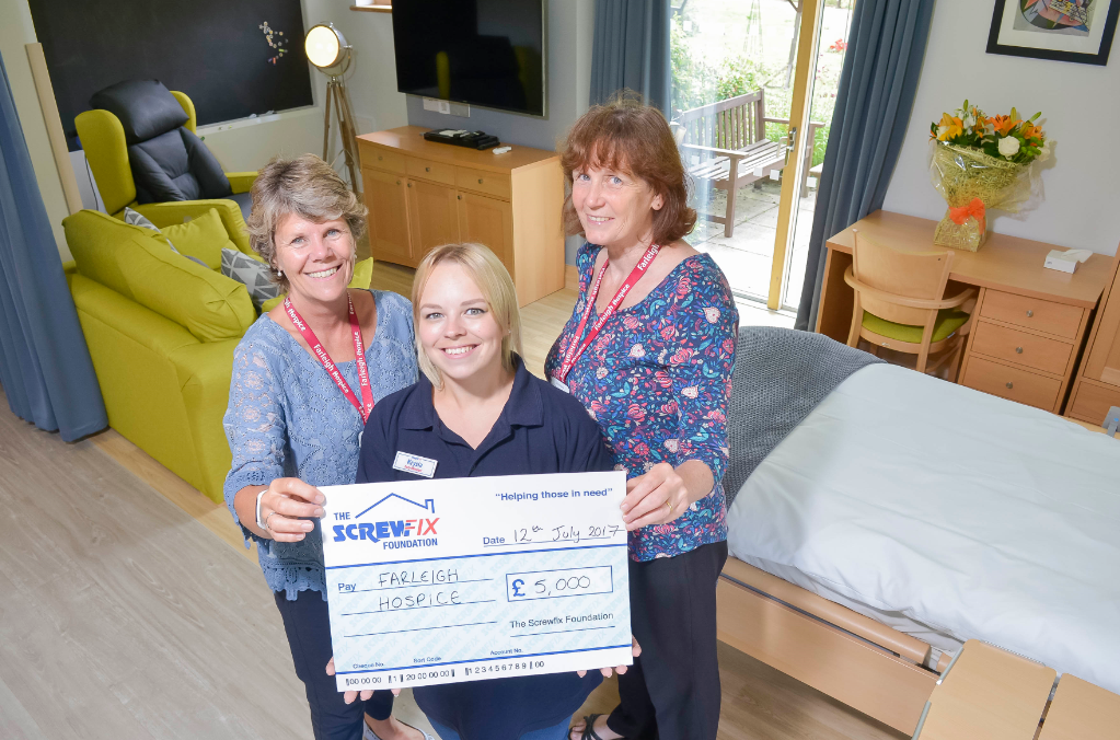 Chelmsford based charity gets a helping hand from the Screwfix Foundation