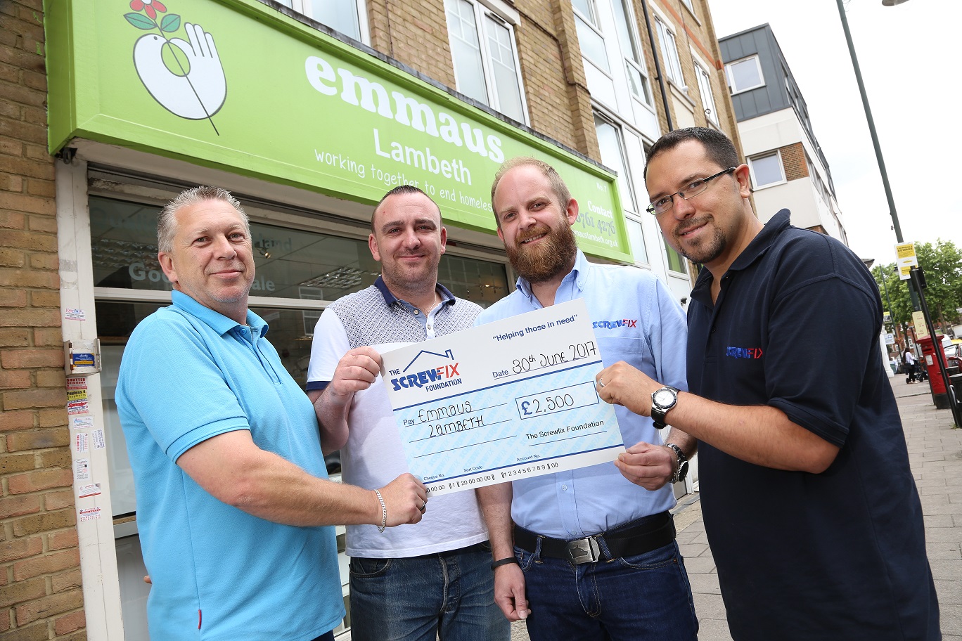 London based charity gets a helping hand from the Screwfix Foundation