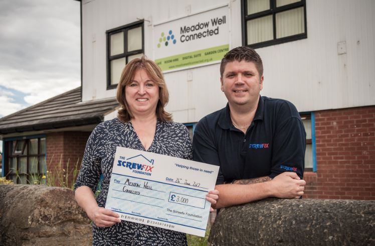 North Shields based charity gets a helping hand from the Screwfix Foundation