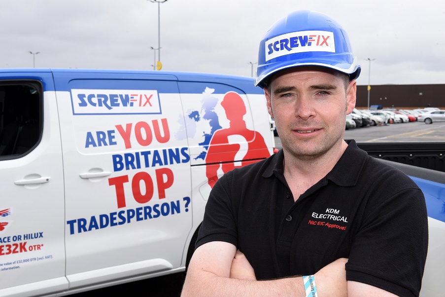 Electrician from Wigan is highly commended in Screwfix’s search for Britain’s Top Tradesperson 2017