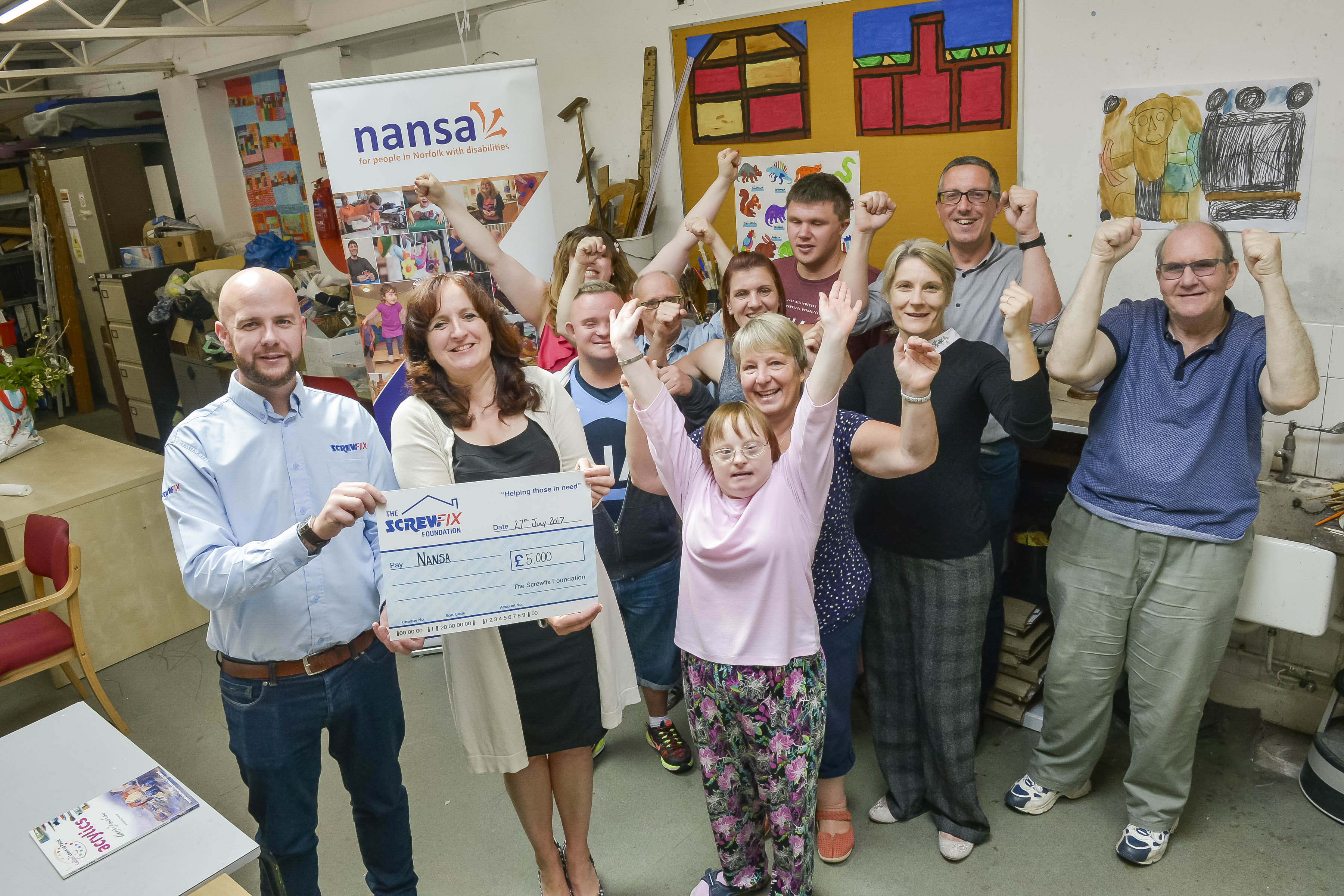Nansa gets a helping hand from the Screwfix Foundation