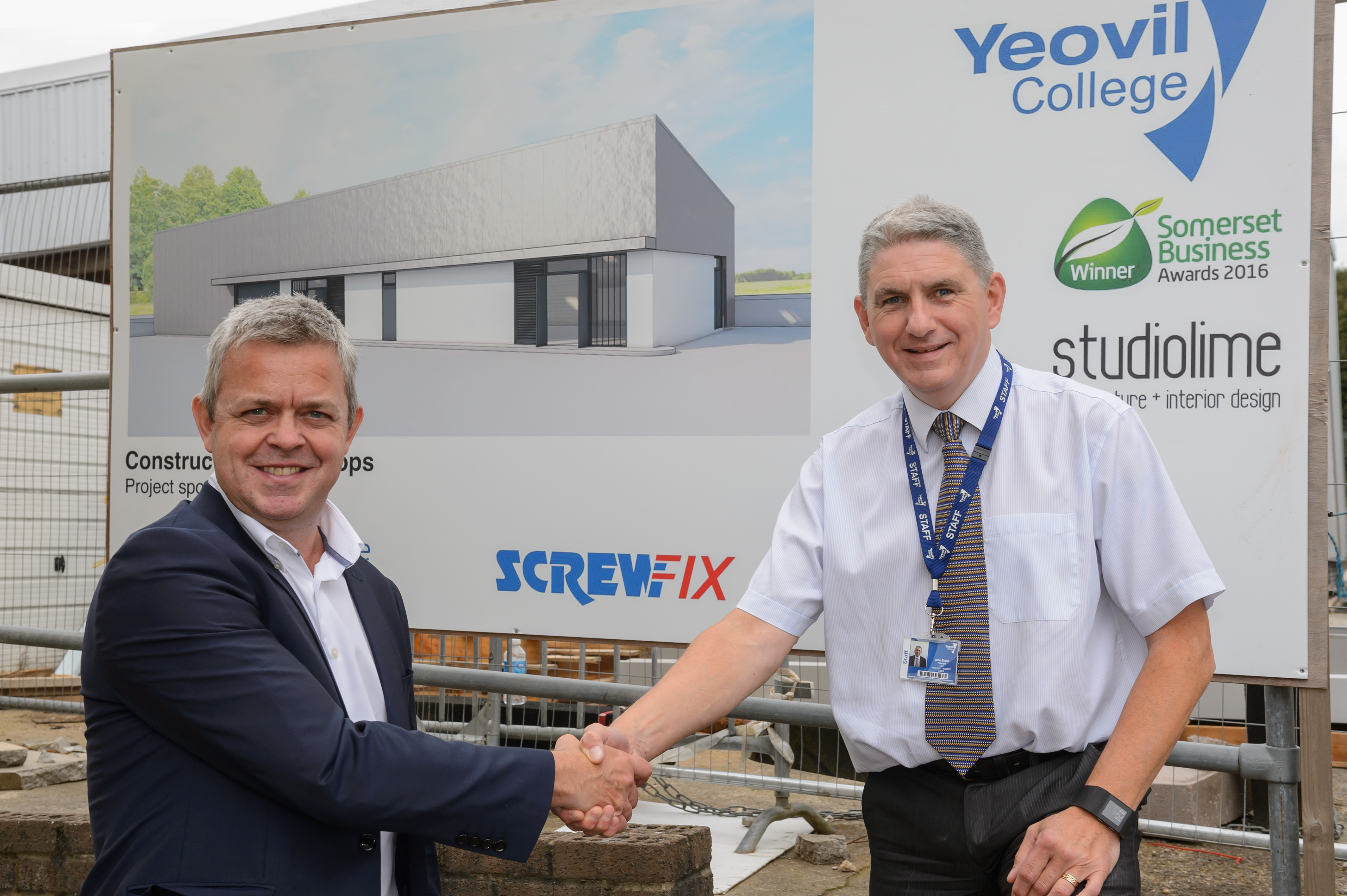 Screwfix invests in the future of trade with new course and purpose-built construction centre at Yeovil College