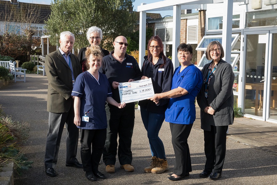 Weston-super-mare based charity gets a helping hand from the Screwfix Foundation