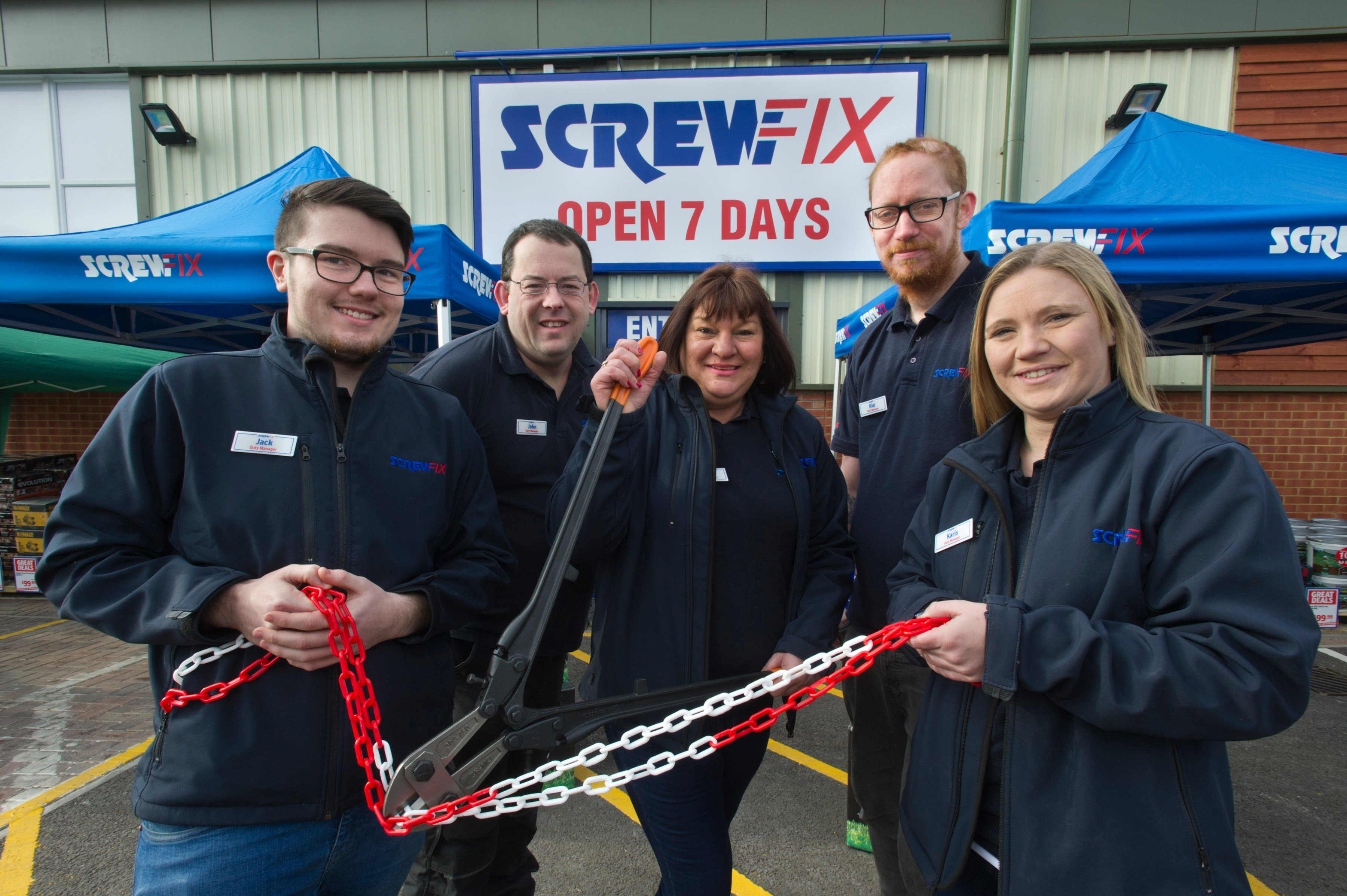 Screwfix opens its doors in Blandford Forum