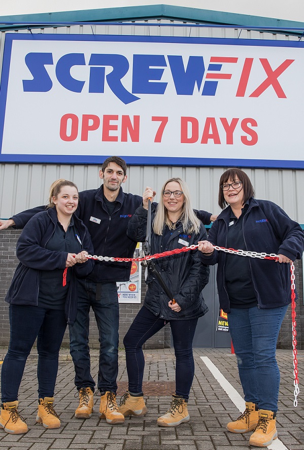 Tiverton’s first Screwfix store is declared a runaway success