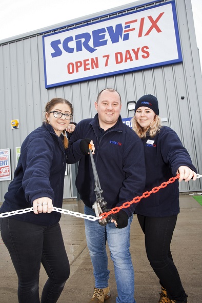 Screwfix officially opens its doors in Malton