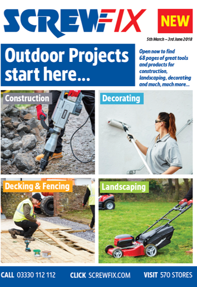 Your outdoor projects start with Screwfix