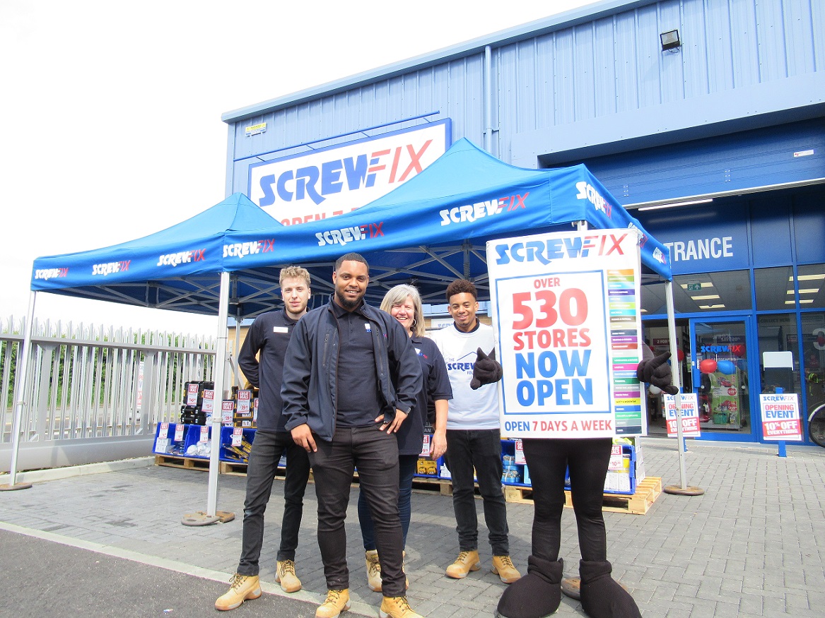Hainault Works first Screwfix store is declared a runaway success