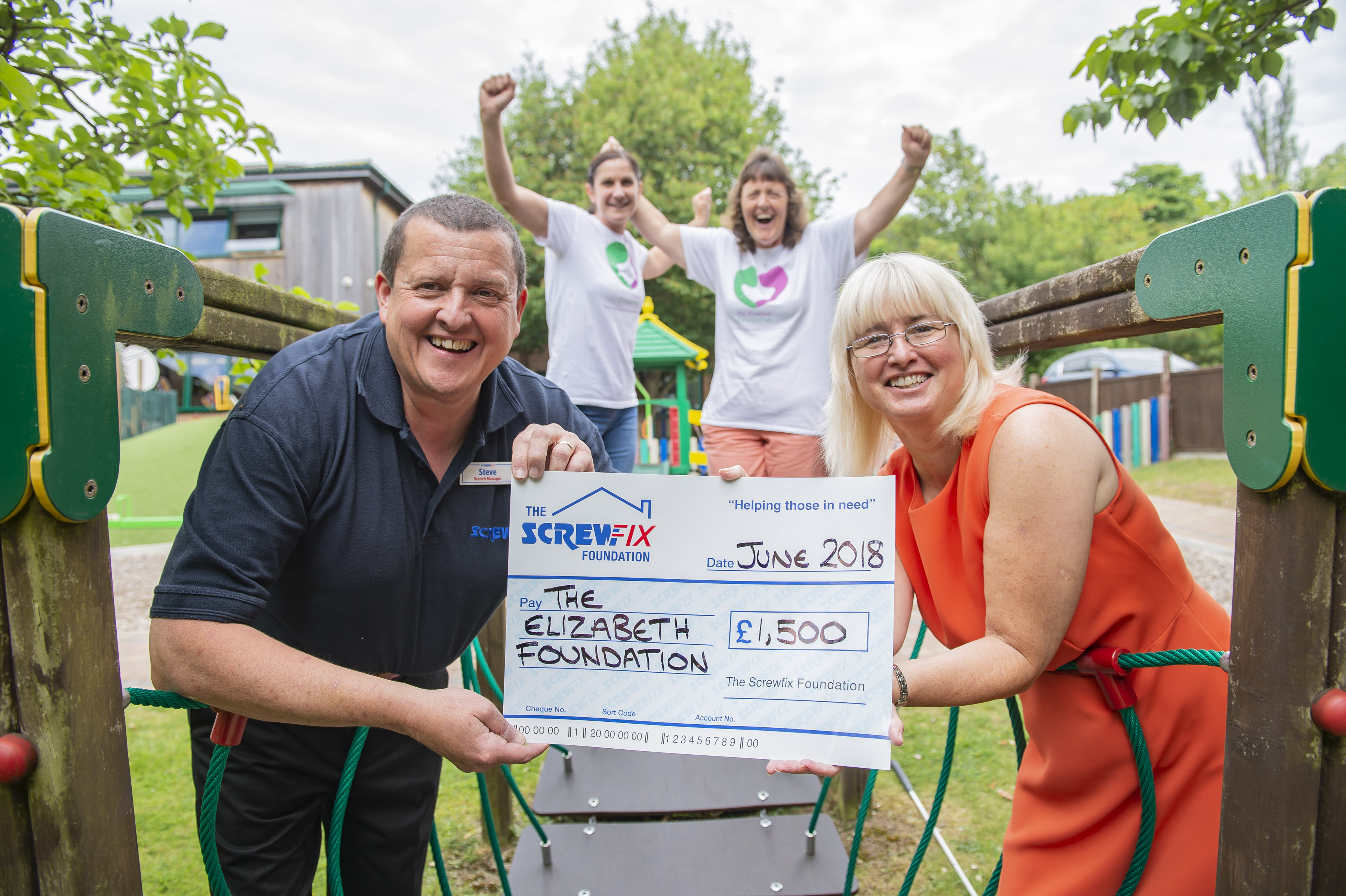 The Elizabeth Foundation gets a helping hand from the Screwfix Foundation