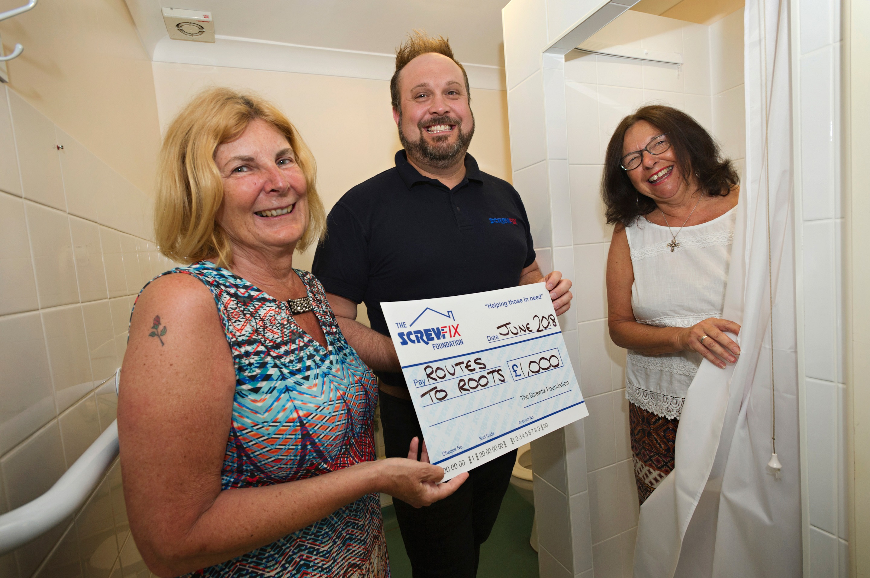 Routes to Roots charity gets a helping hand from the Screwfix Foundation