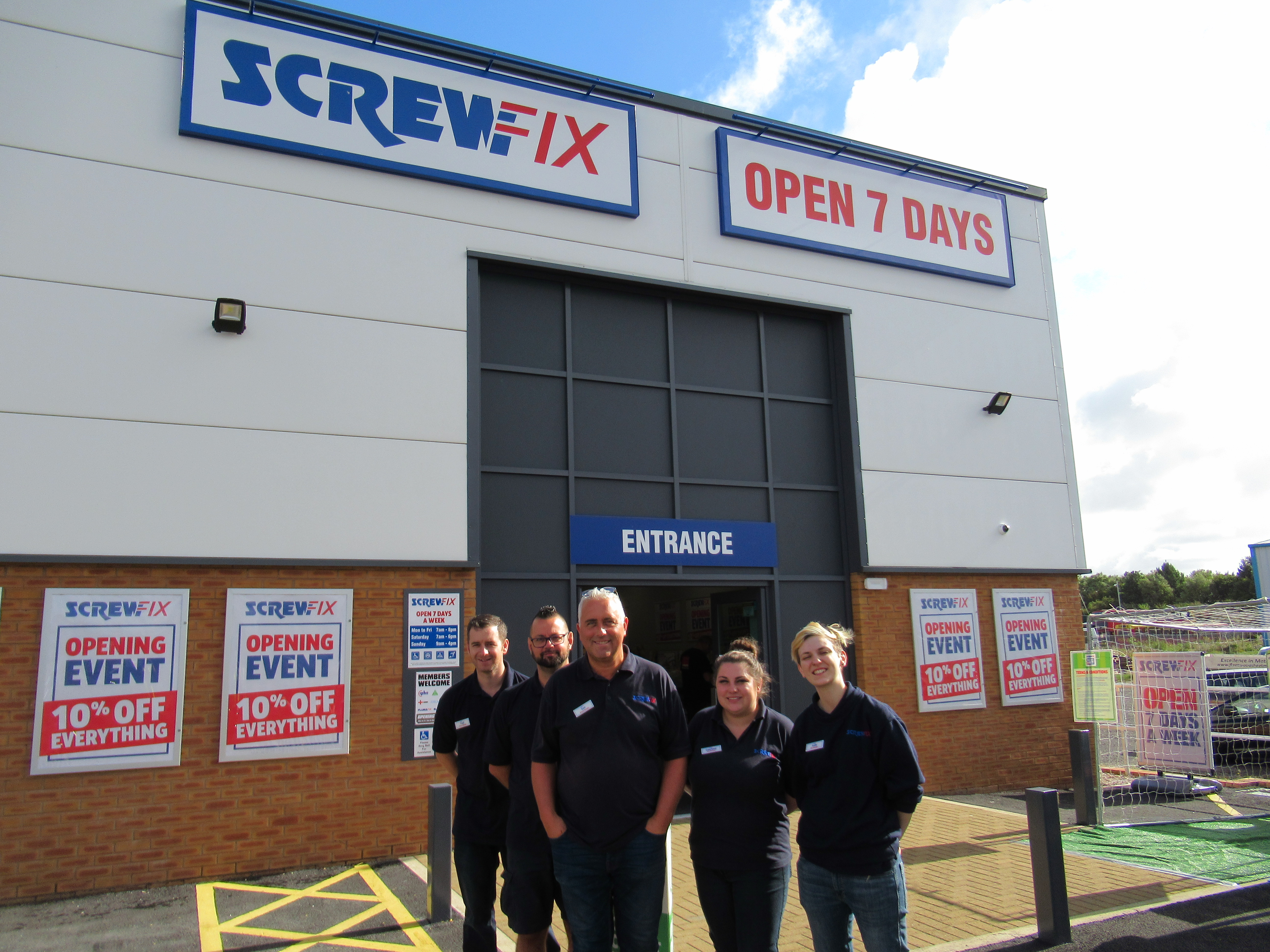Fleetwoods’ first Screwfix store is declared a runaway success