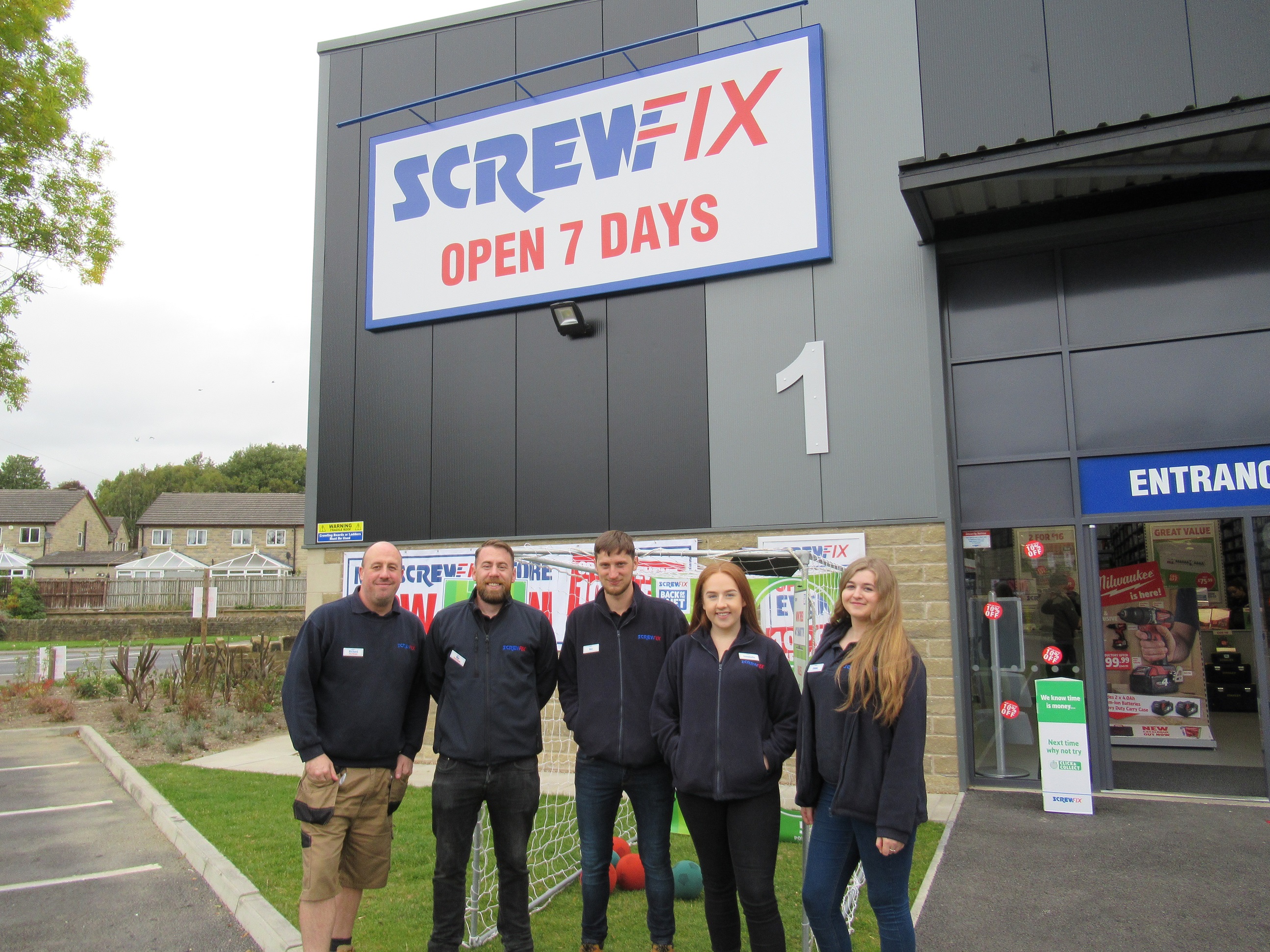 Cleckheaton Screwfix store is declared a runaway success